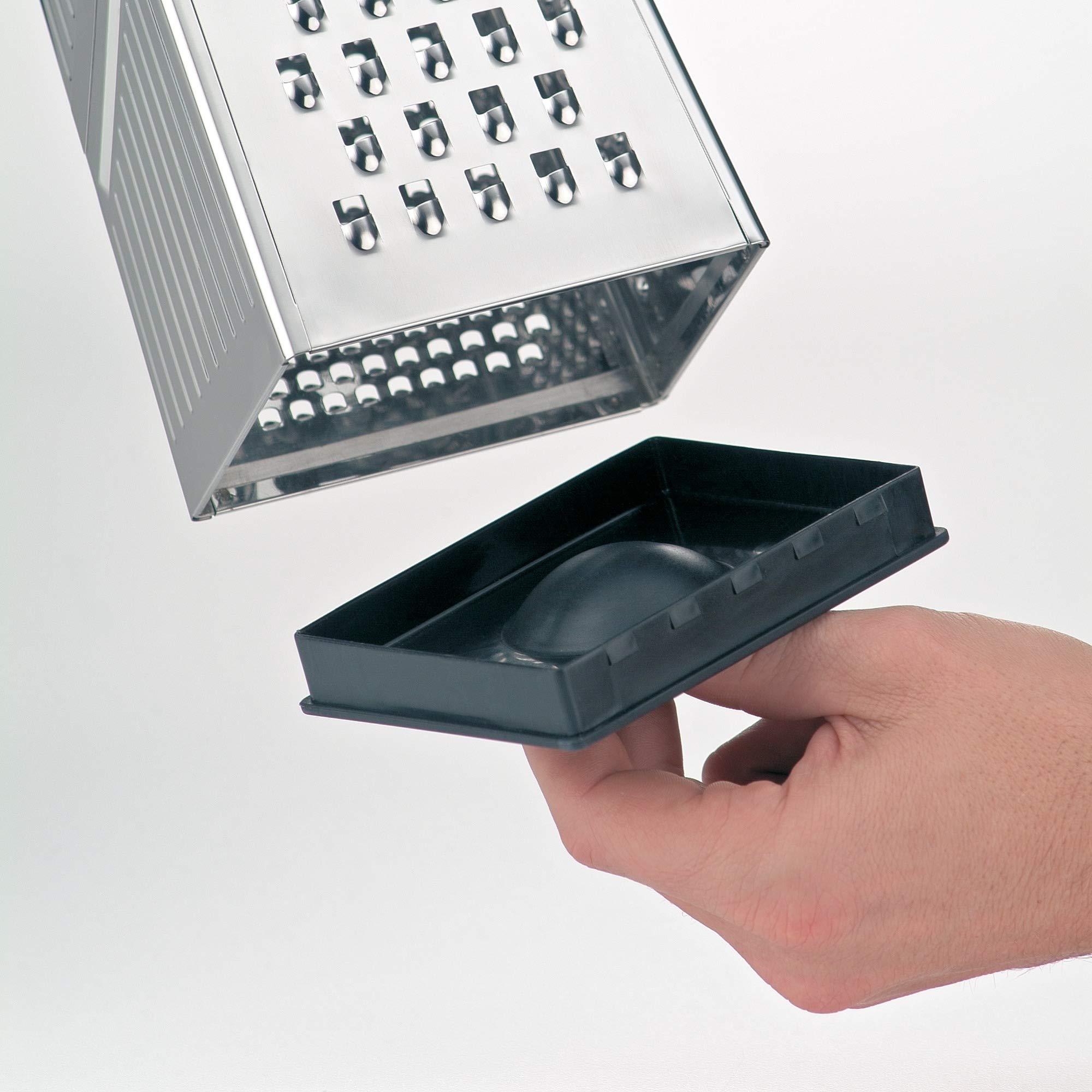 wmf-top-tools-vierkantreibe-28-5-cm-kartoffelreibe-und-gurkenhobel-cromargan-ede image 2