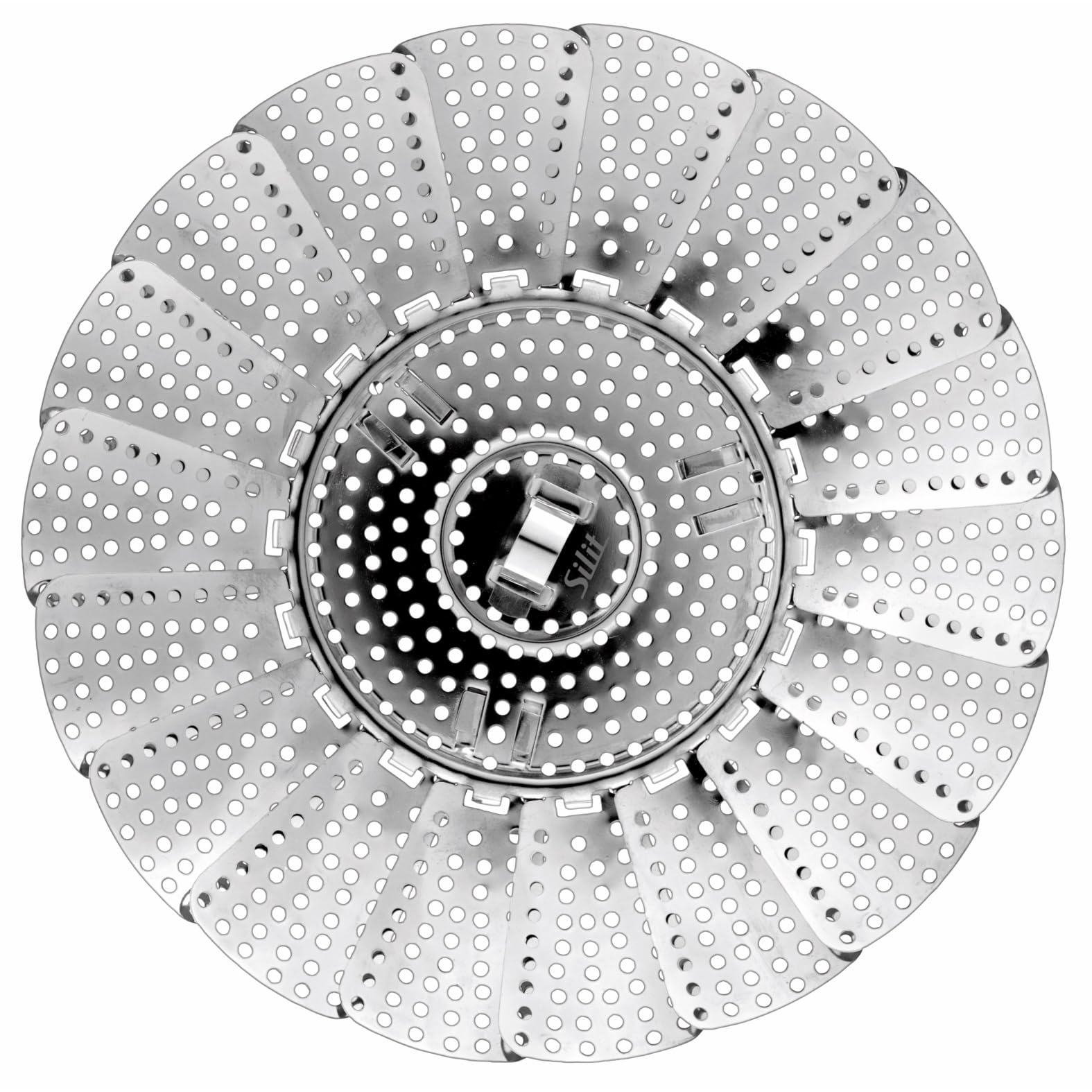 silit-dampfgarer-einsatz-mit-se-14-cm-faltbarer-d-nsteinsatz-edelstahl-sp-lmasch image 6