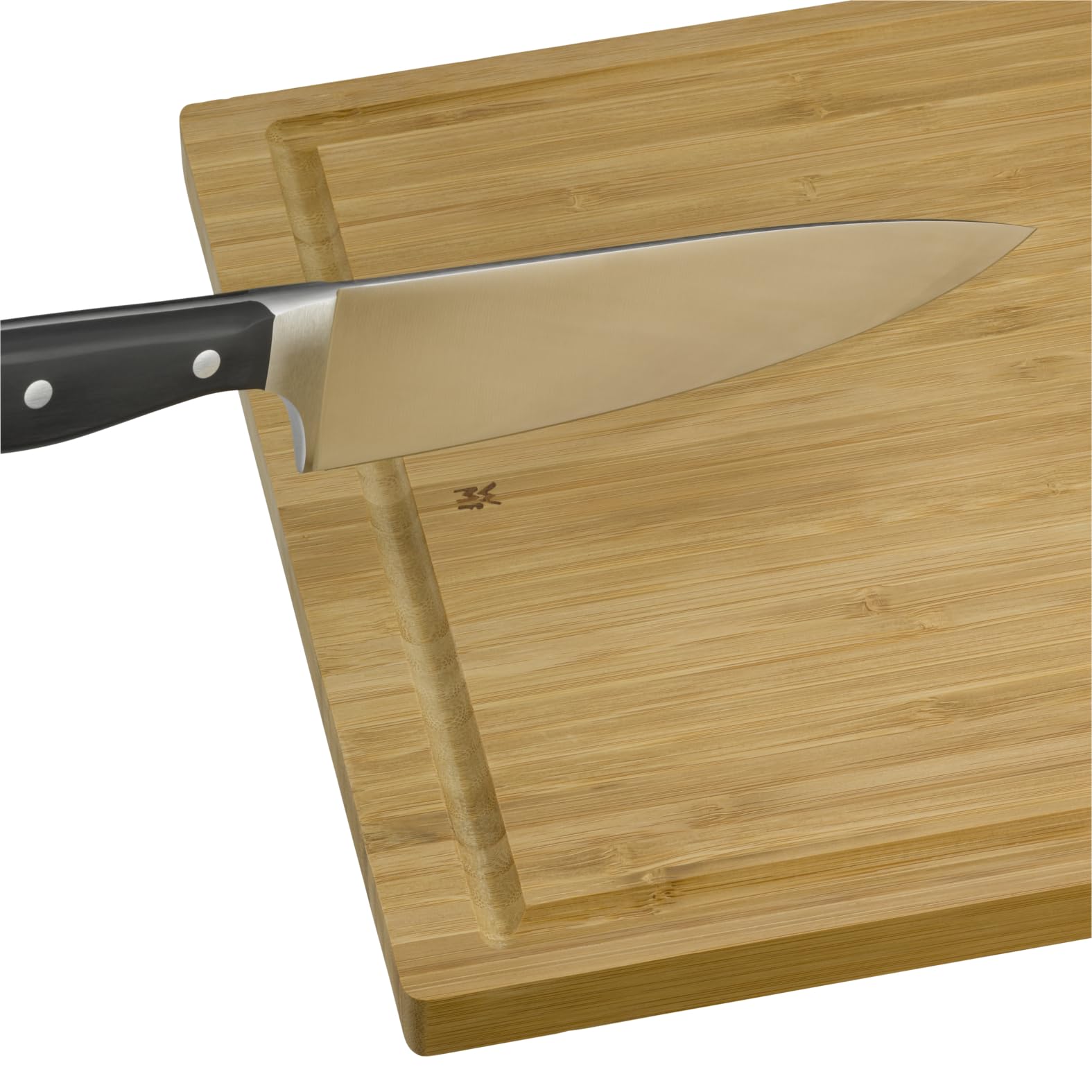 wmf-schneidebrett-bambus-natur-45-x-30-x-1-9-cm-gro-es-holzbrett-mit-saftrille-k image 5