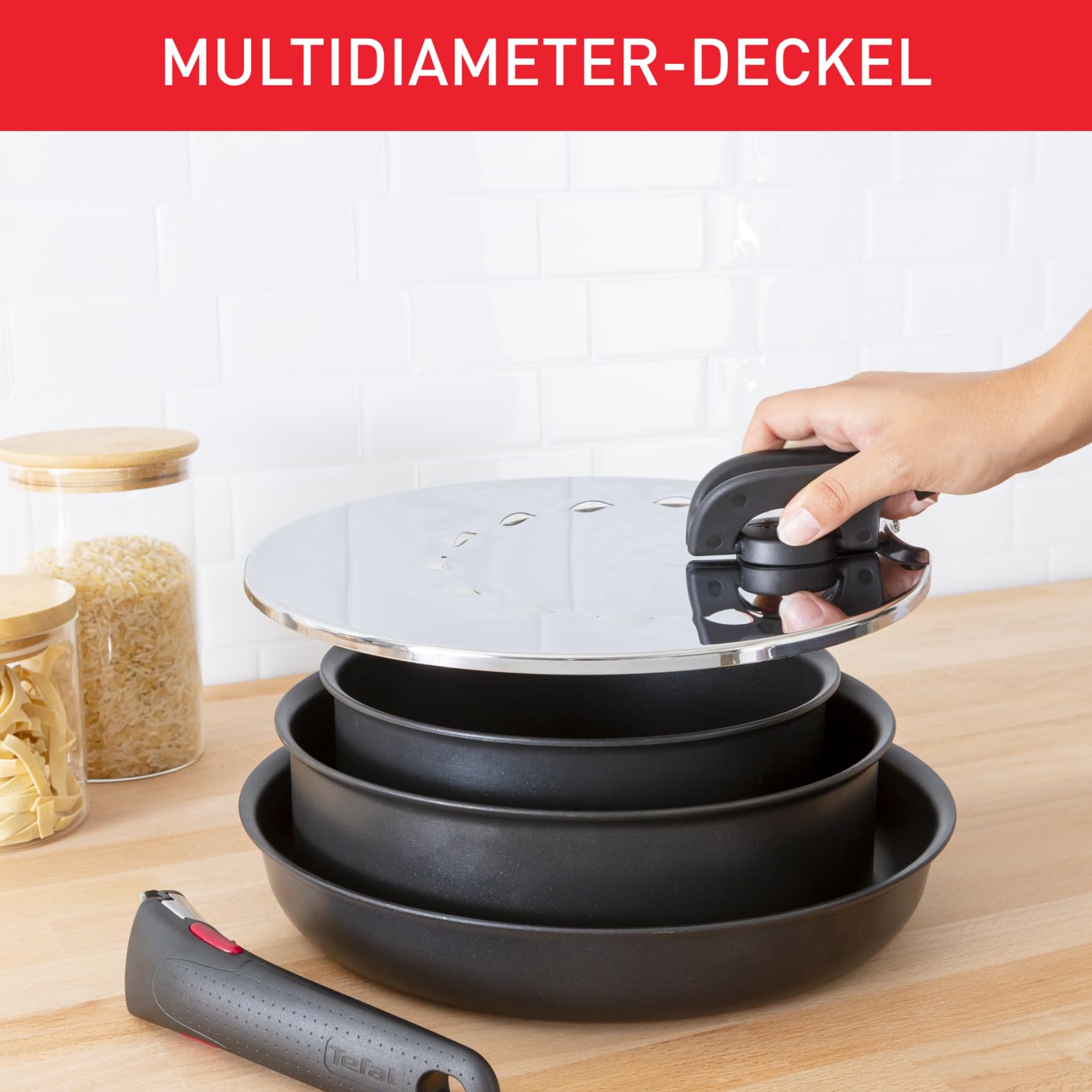 tefal-ingenio-l98298-spritzschutzdeckel-aufstellbarer-edelstahl-multideckel-20-2 image 3