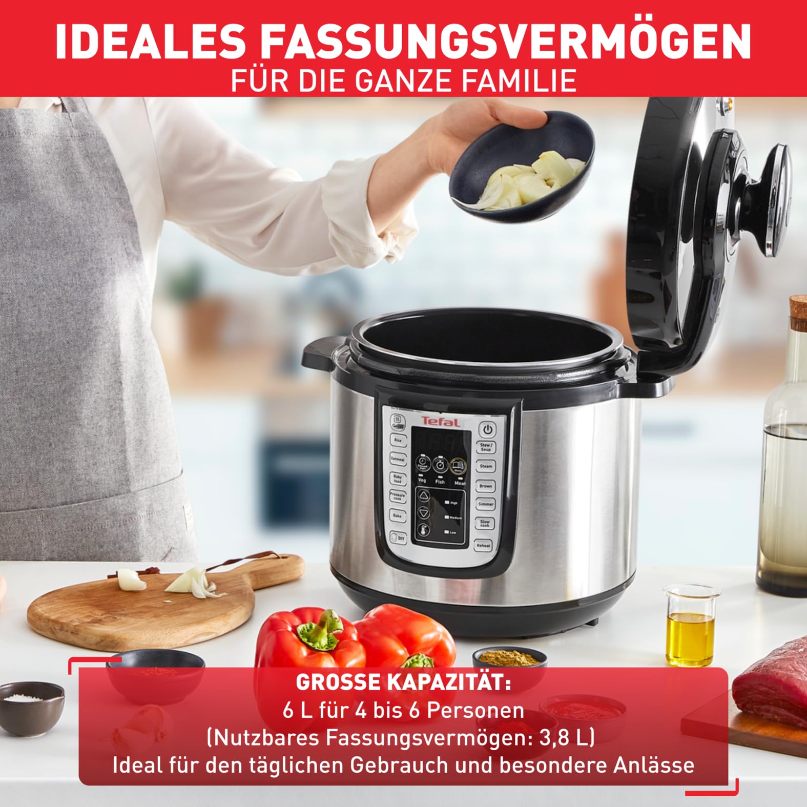 tefal-fast-delicious-cy505e-multikocher-elektrischer-schnellkochtopf-6-l-25-auto image 6