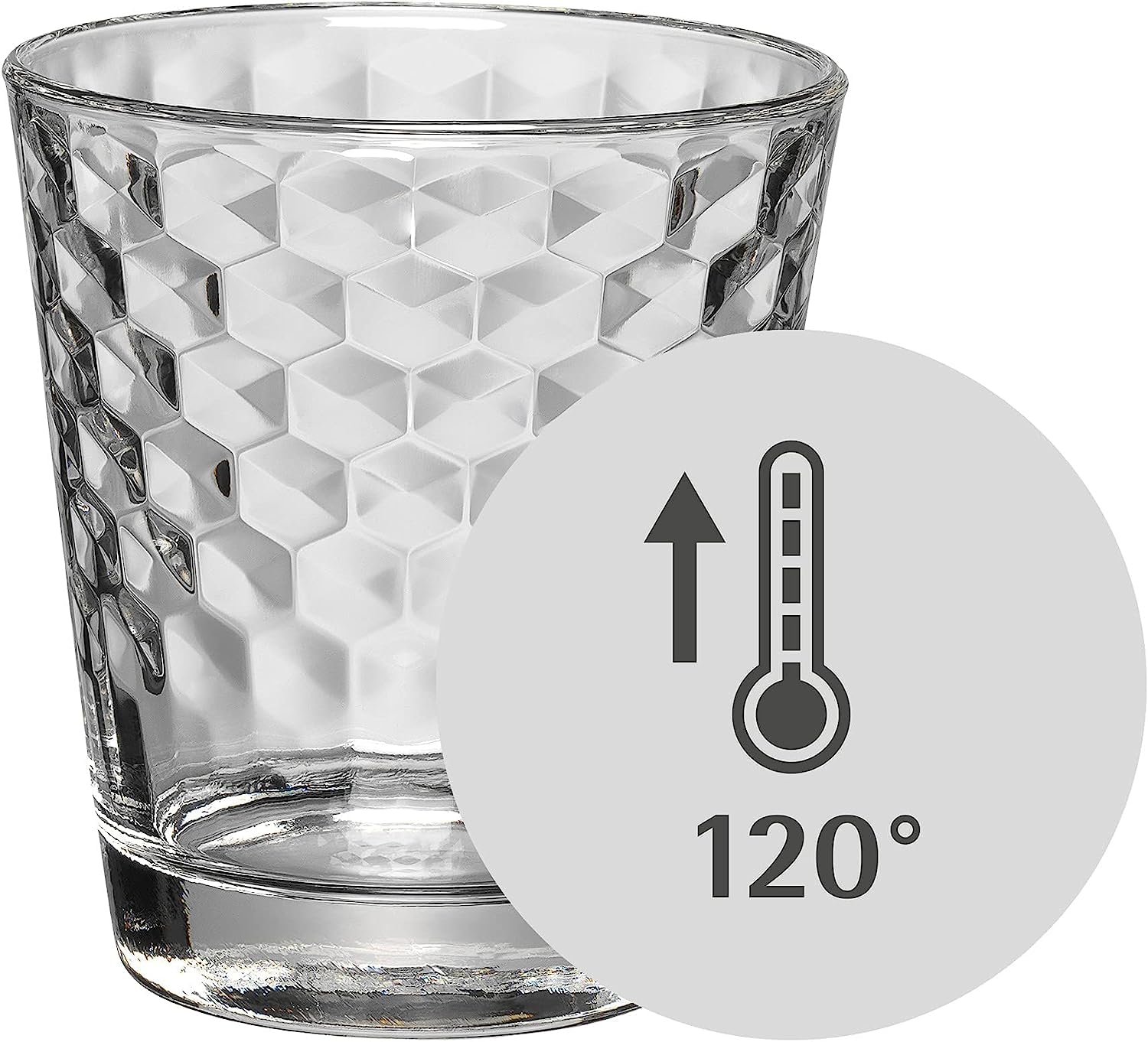 wmf-coffeetime-wassergl-ser-set-4-teilig-tumbler-gl-ser-265-ml-mit-wabenmuster-h image 4