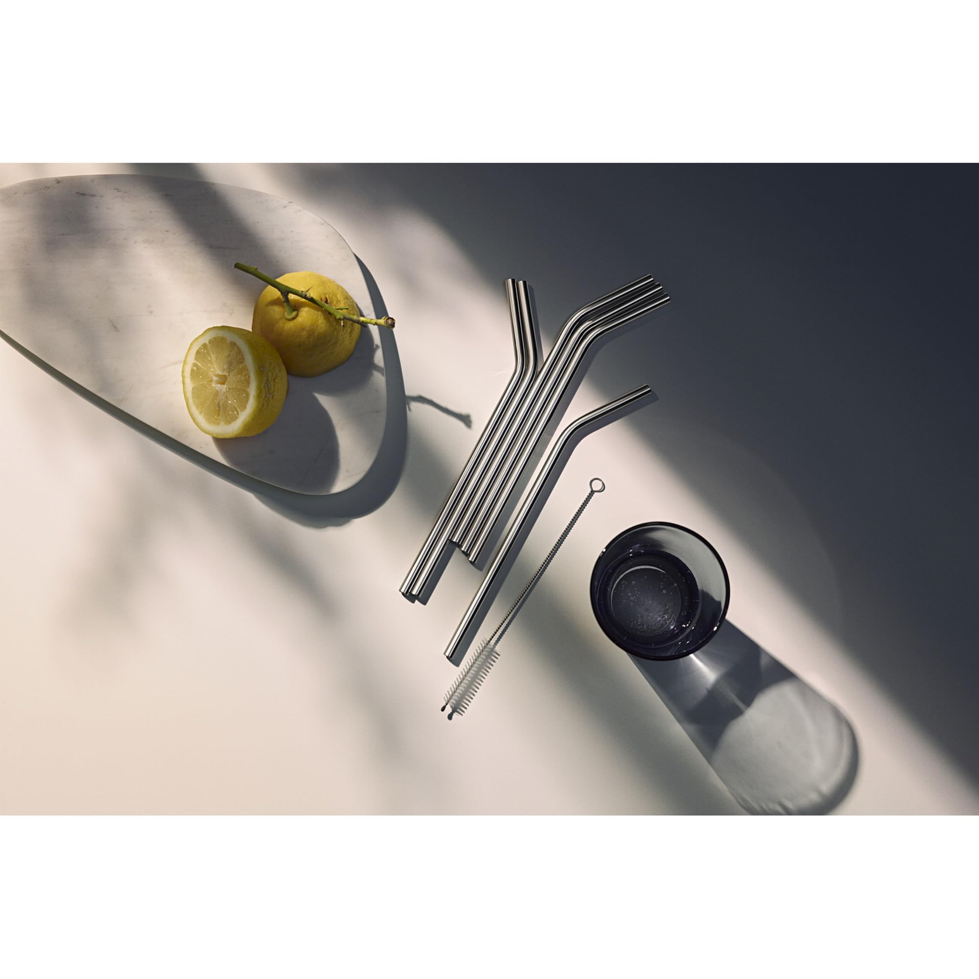 wmf-baric-metall-strohhalm-set-7-teilig-6-wiederverwendbare-gebogene-trinkhalme- image 2