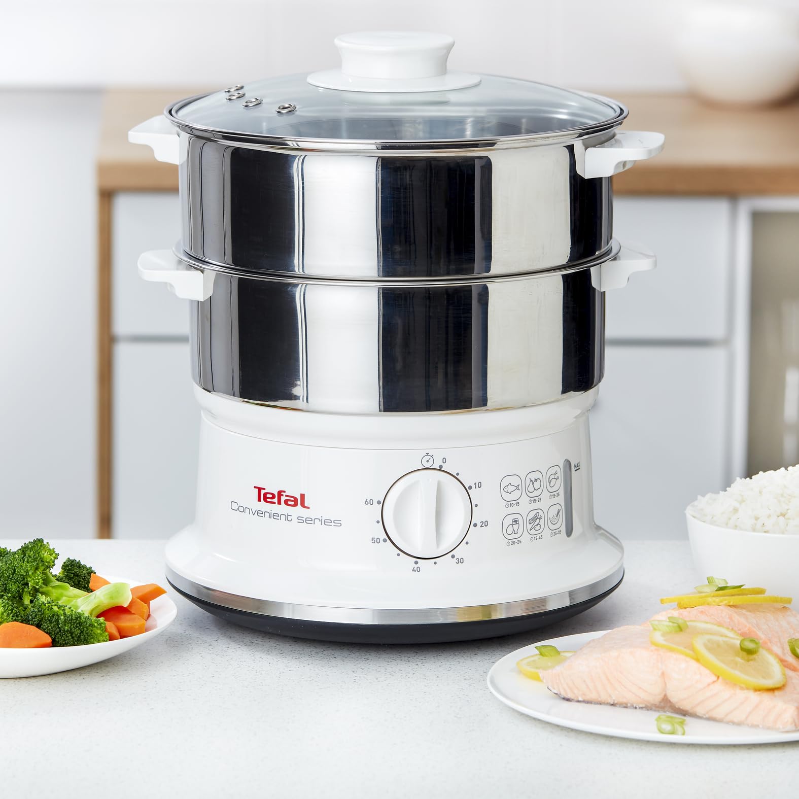 tefal-vc1451-dampfgarer-2-edelstahlbeh-lter-6-l-fassungsverm-gen-60-min-timer-au image 3