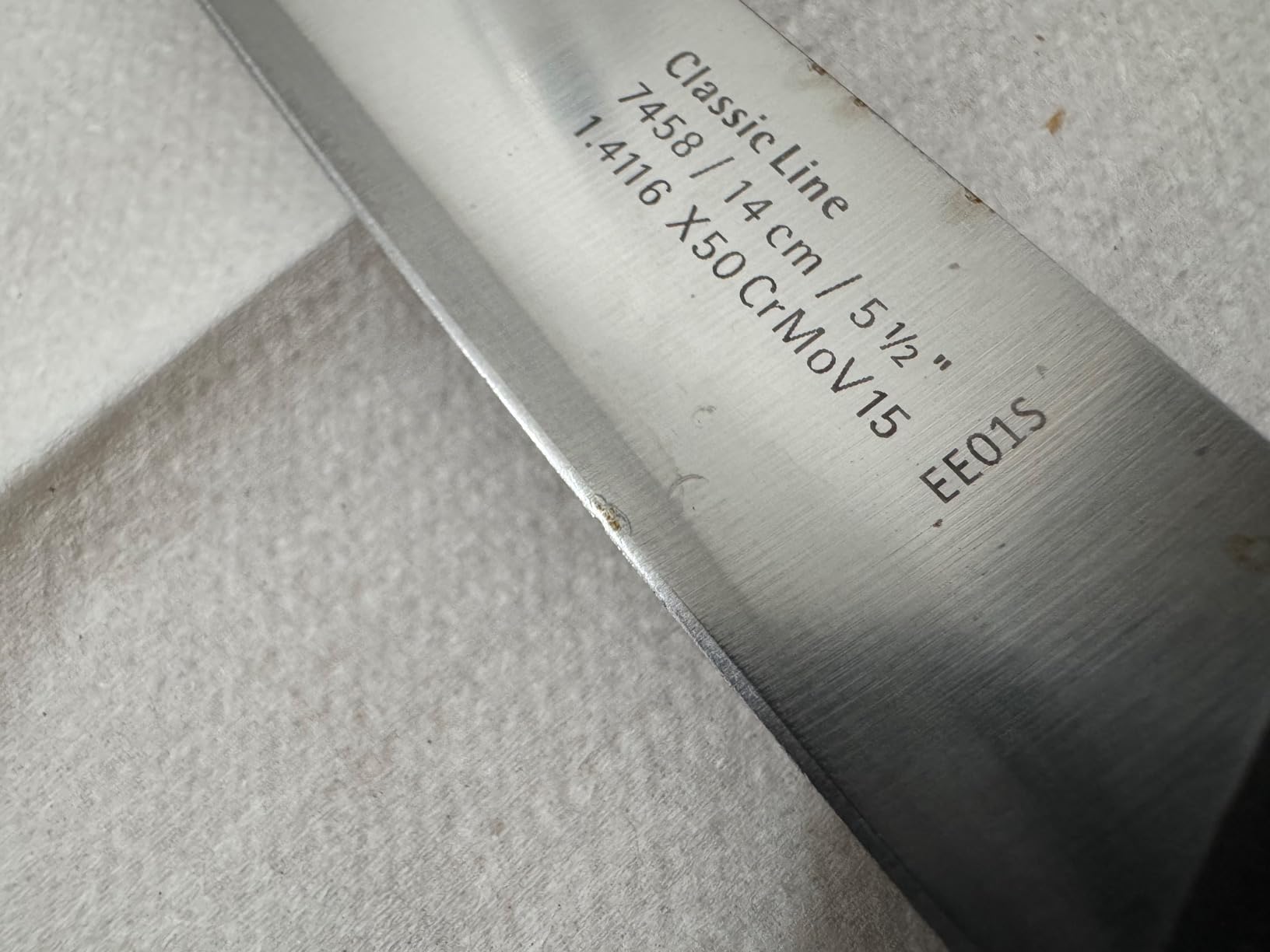 Sehr gut, Wetzstahl fehlt