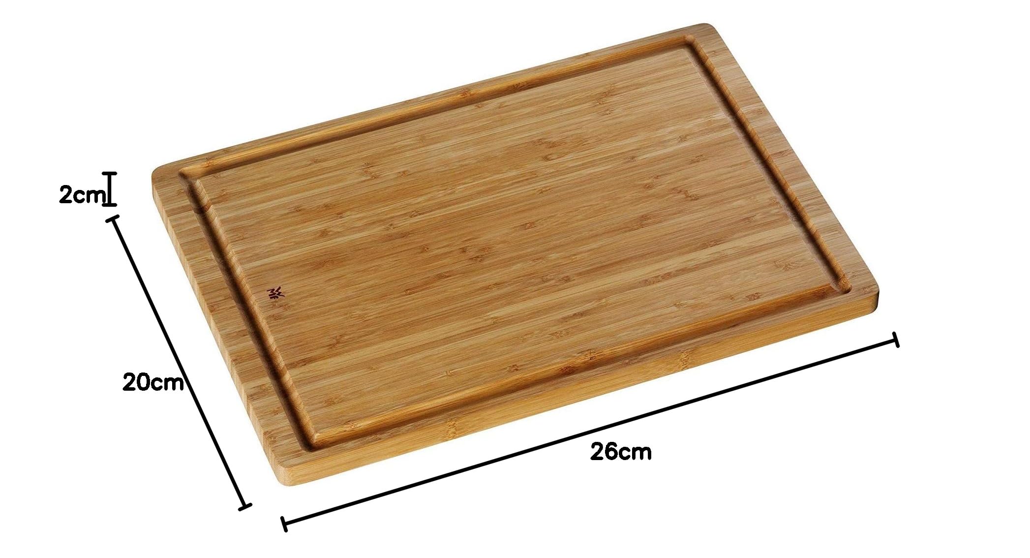 wmf-schneidebrett-bambus-natur-45-x-30-x-1-9-cm-gro-es-holzbrett-mit-saftrille-k image 7