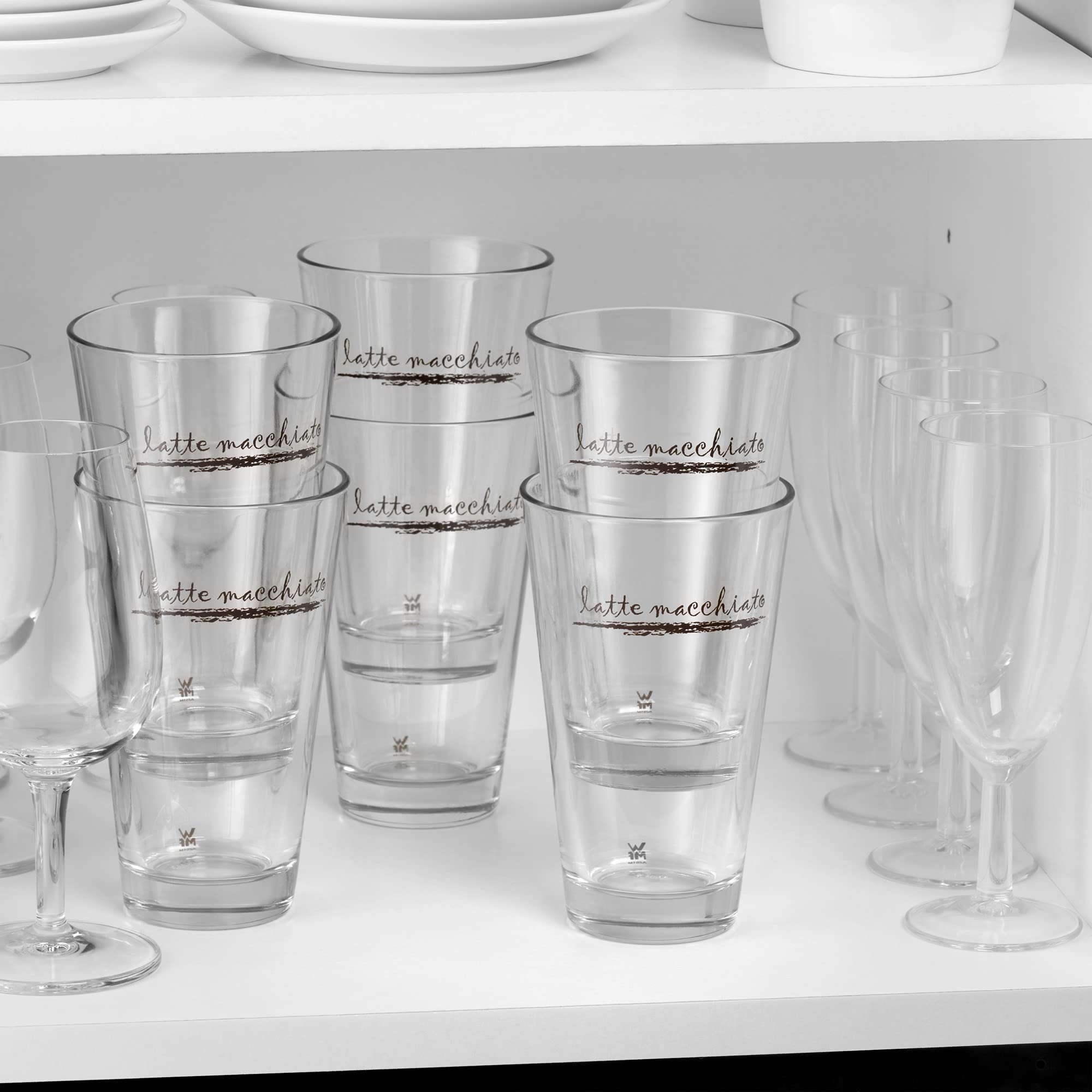 wmf-clever-more-latte-macchiato-gl-ser-set-12-teilig-6-gl-ser-280-ml-mit-aufdruc image 5