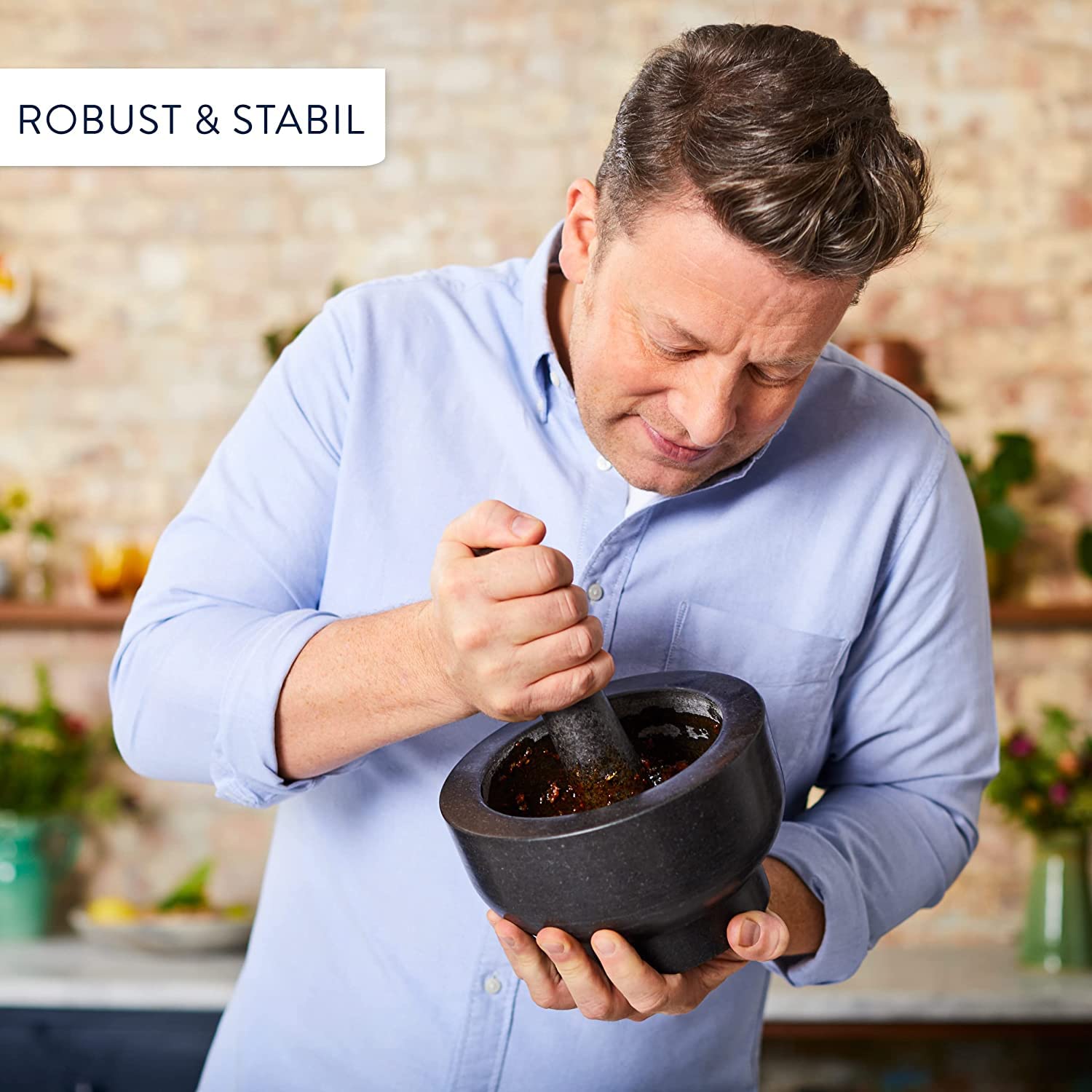 jamie-oliver-by-tefal-m-rser-und-st-el-granit-20-cm-kr-uter-und-gew-rzm-rser-k18 image 5