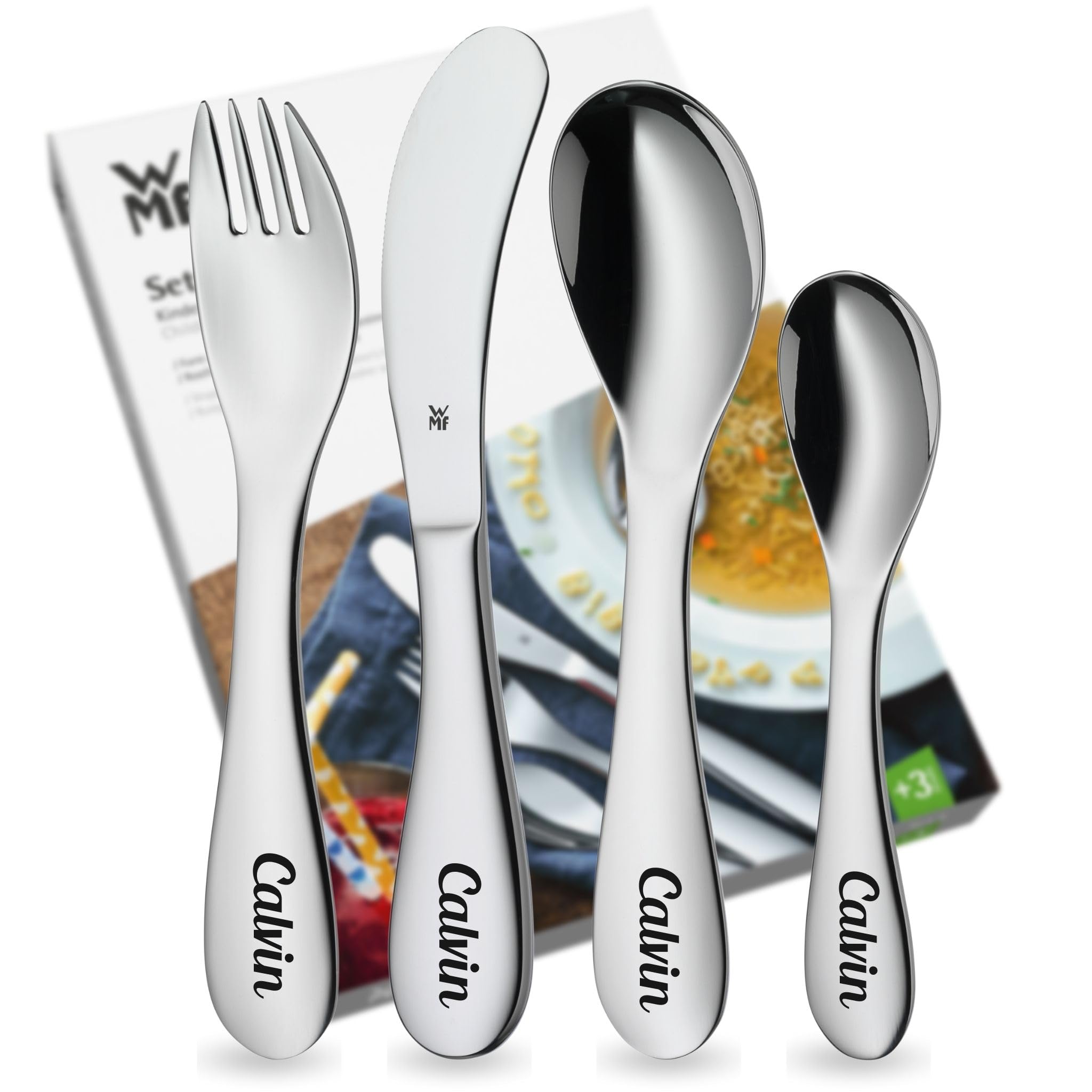 wmf-kinderbesteck-safari-4-teilig-mit-namensgravur-personalisiertes-edelstahl-be image 8