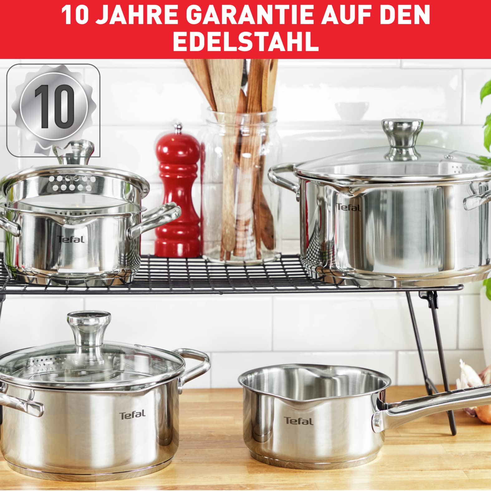 tefal-duetto-topfset-9-teilig-edelstahl-kochtopf-set-mit-siebdeckel-induktion-ba image 2