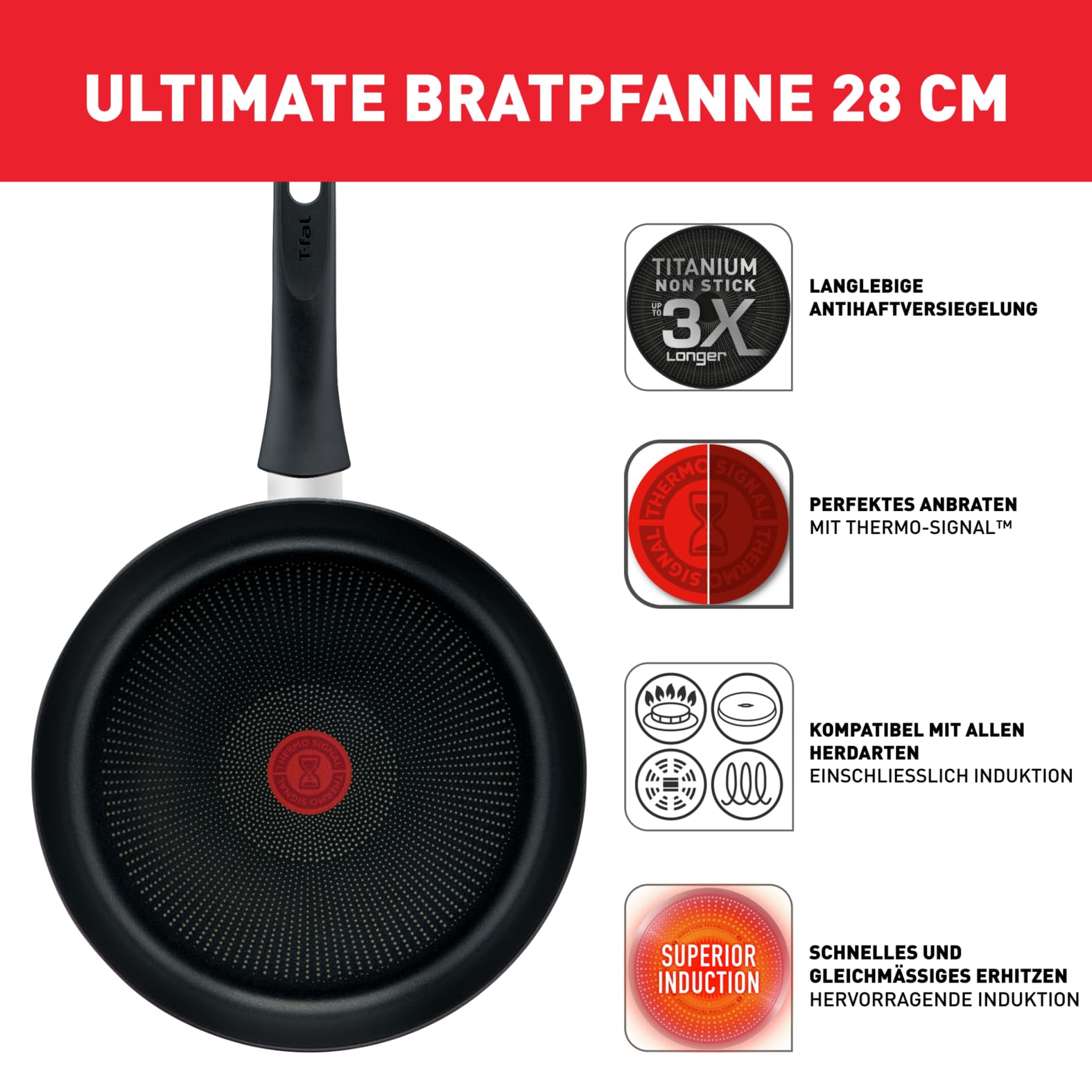 tefal-ultimate-on-bratpfanne-28-cm-mit-hohem-rand-titan-antihaftversiegelung-the image 3