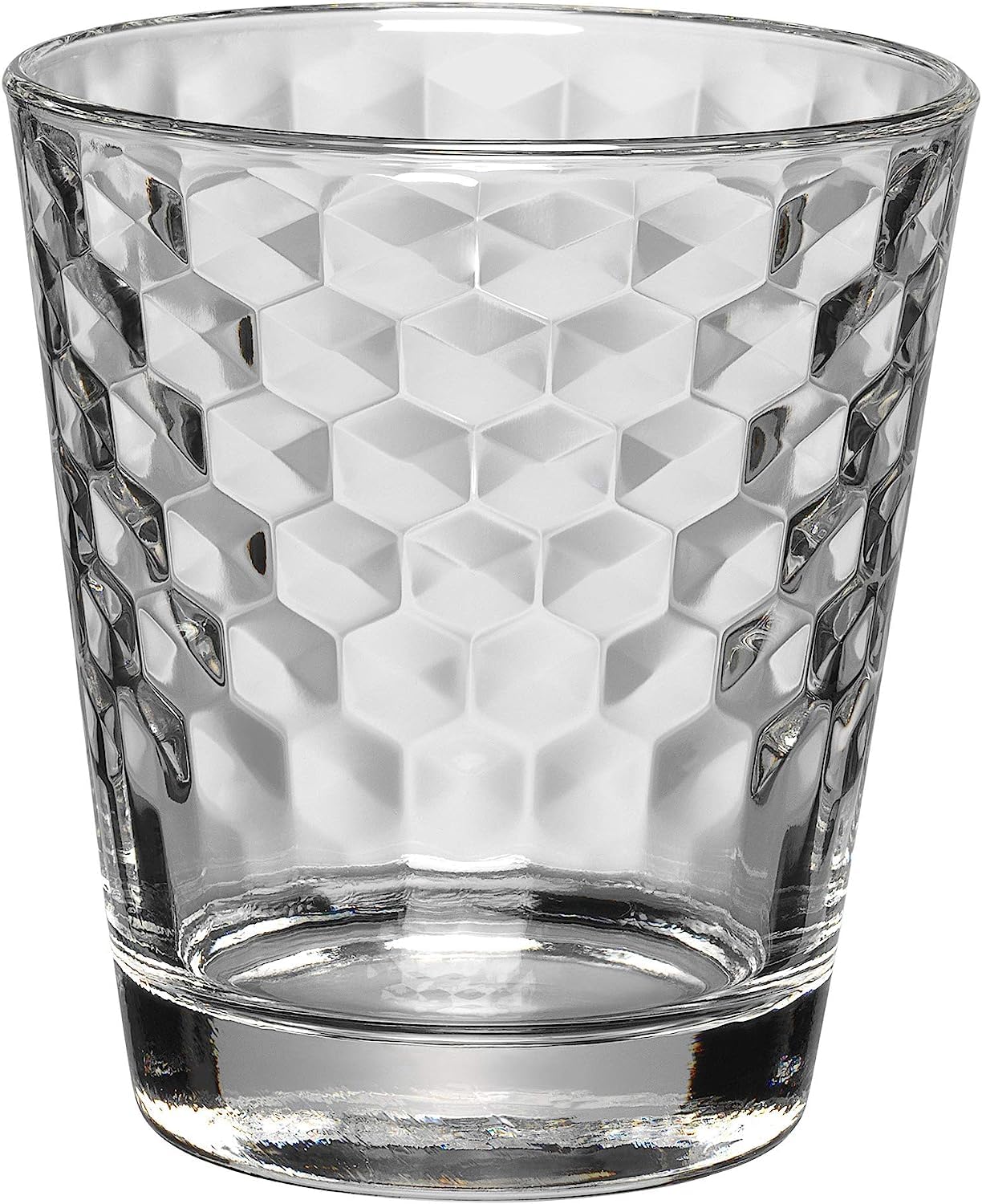 wmf-coffeetime-wassergl-ser-set-4-teilig-tumbler-gl-ser-265-ml-mit-wabenmuster-h image 3