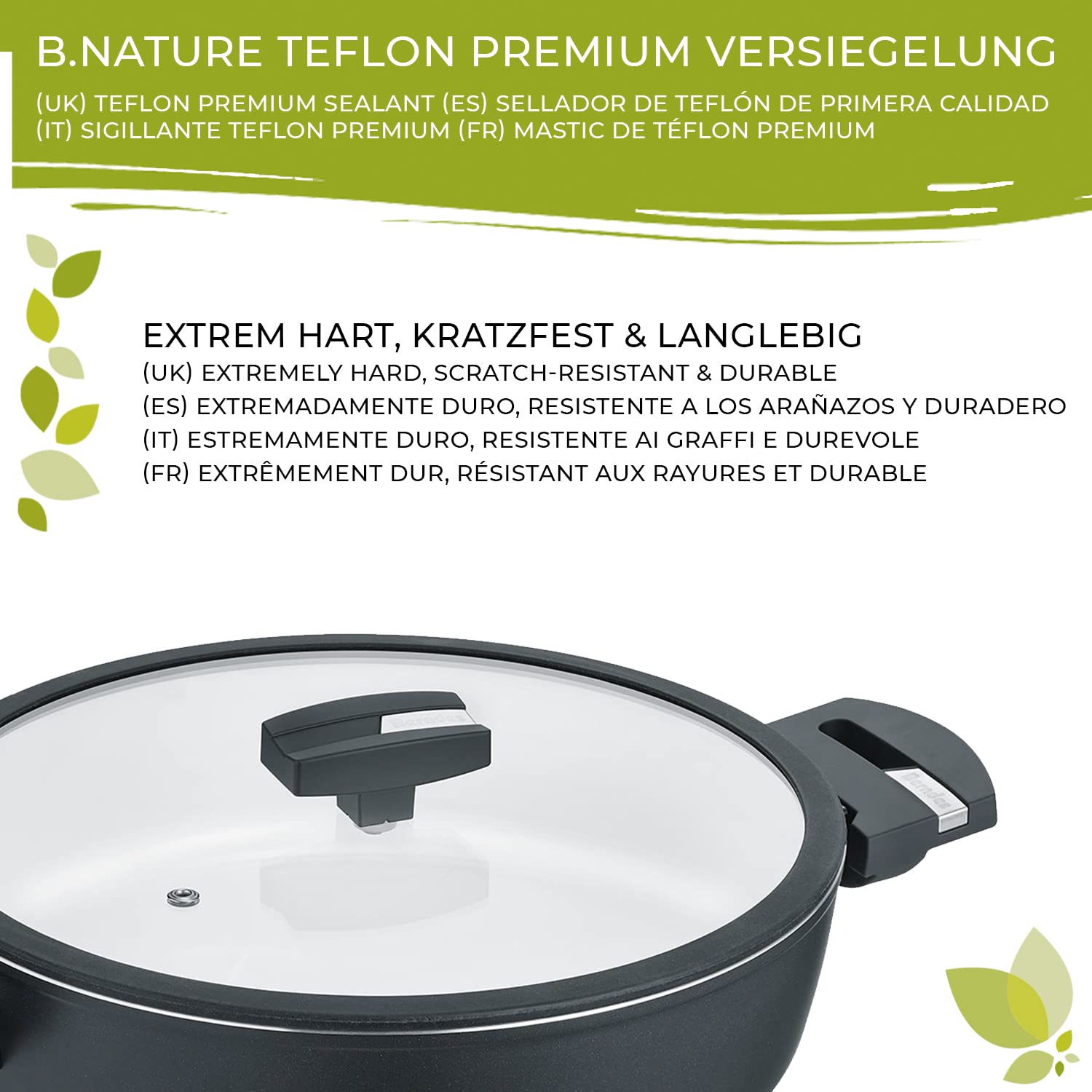 berndes-pfanne-balance-b-nature-28-cm-mit-glasdeckel-quarz-antihaftbeschichtung- image 2