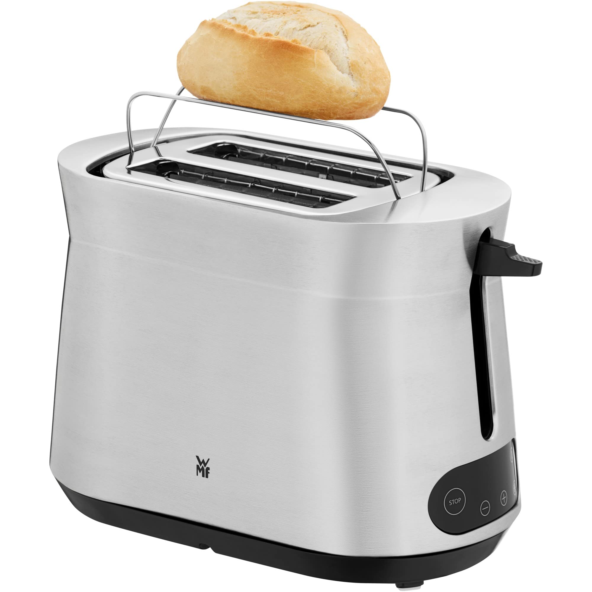 wmf-kineo-toaster-edelstahl-doppelschlitz-toaster-2-scheiben-mit-br-tchenaufsatz image 4