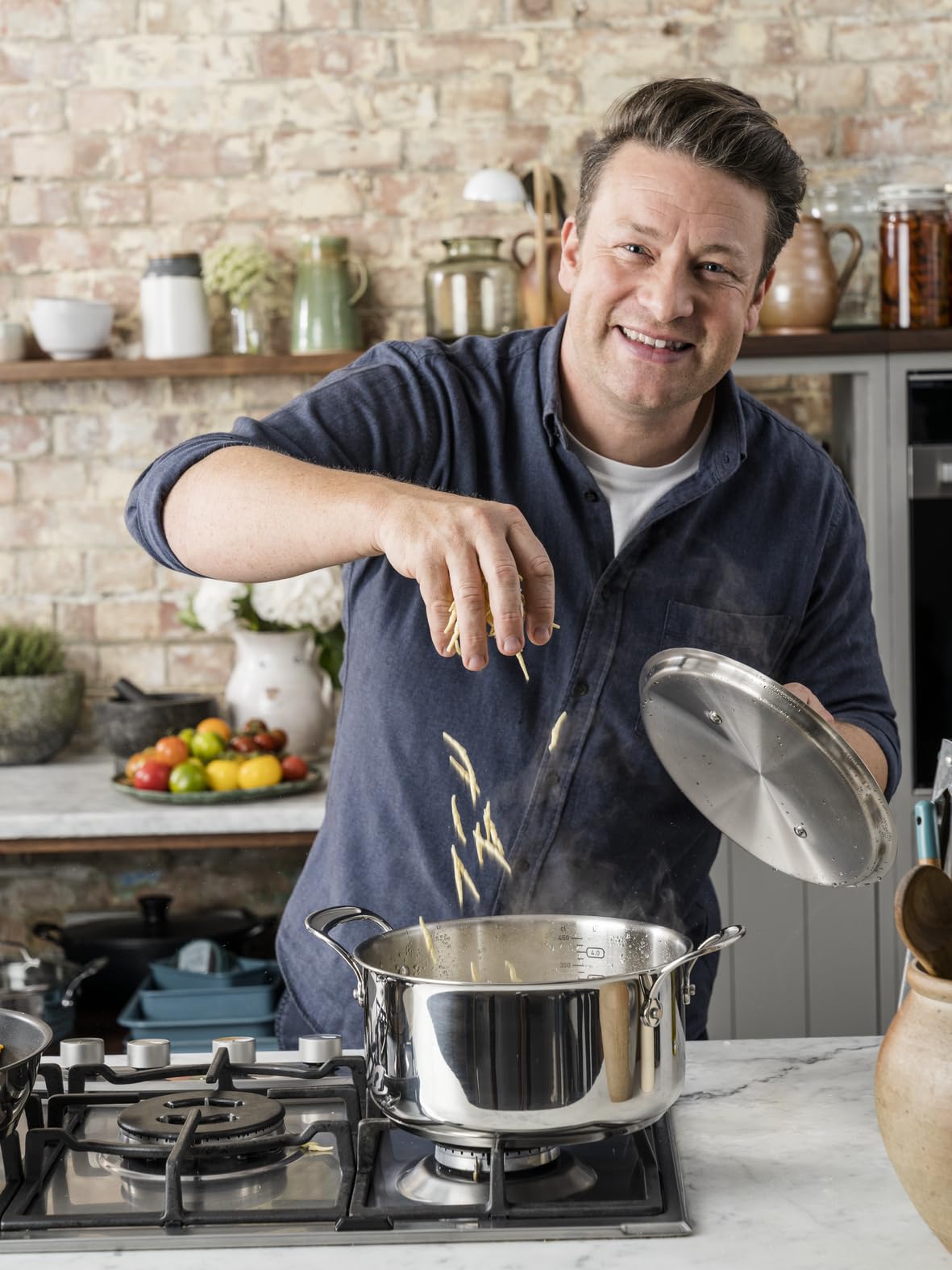 tefal-jamie-oliver-cook-s-classics-topfset-7-teilig-edelstahl-induktions-set-e30 image 2