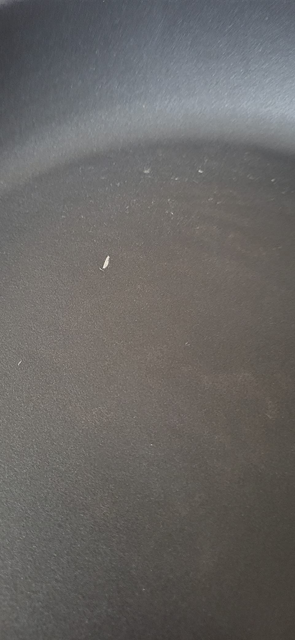 Gute Steakpfanne mit kleinem Abstrich