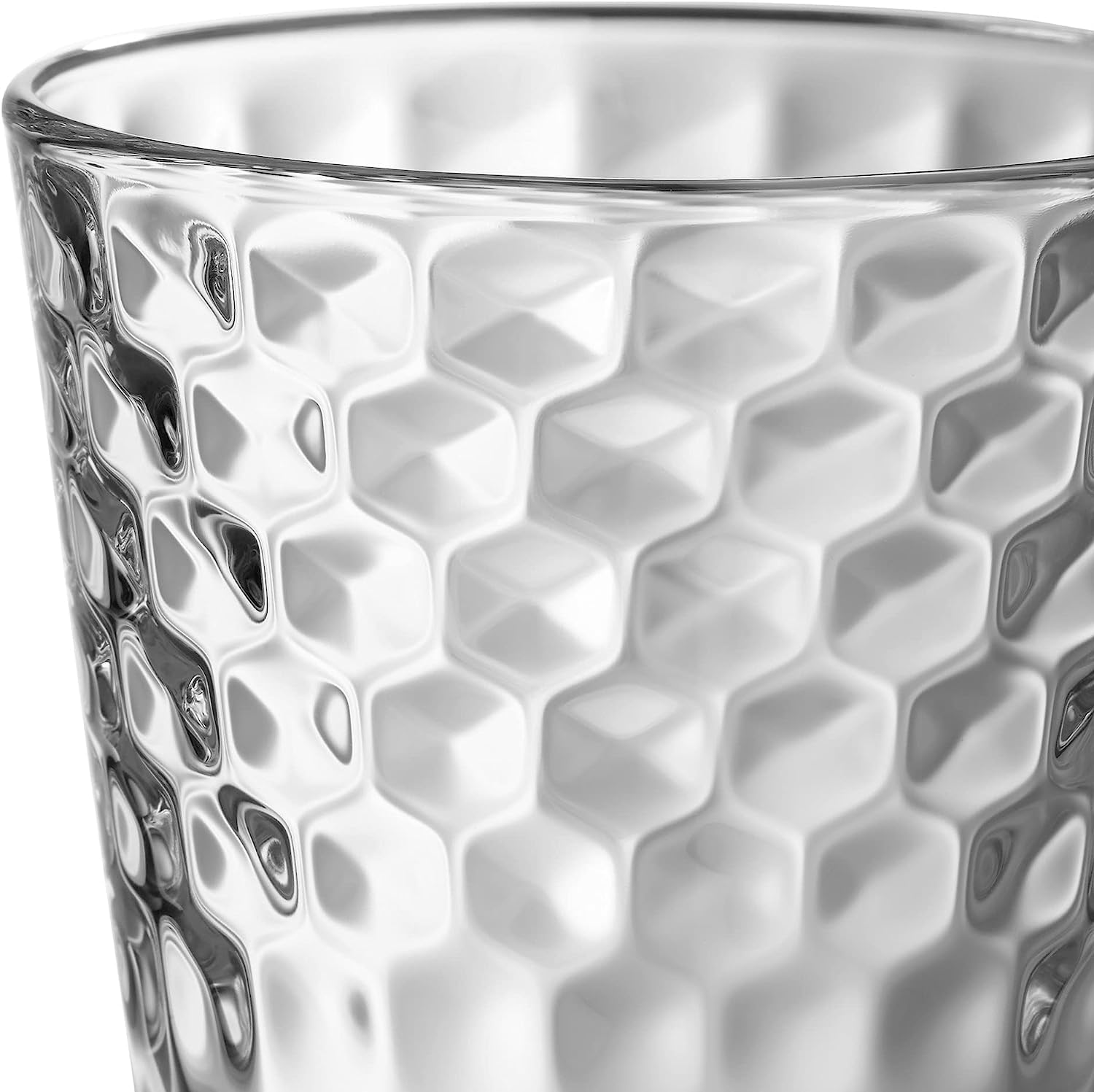 wmf-coffeetime-wassergl-ser-set-4-teilig-tumbler-gl-ser-265-ml-mit-wabenmuster-h image 5