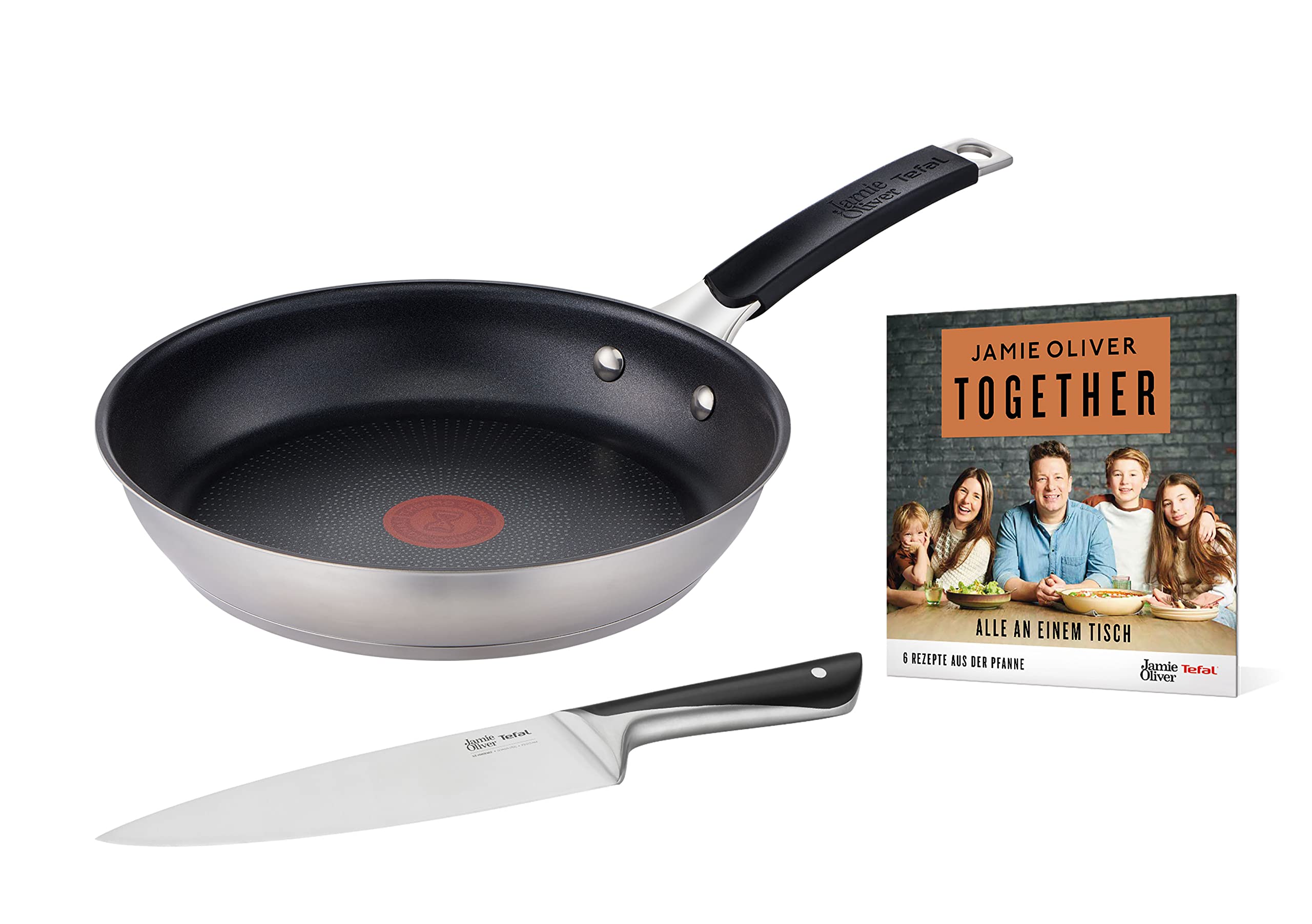 tefal-jamie-oliver-bratpfanne-28-cm-e51206az-inkl-rezeptheft-edelstahl-thermo-si image 8