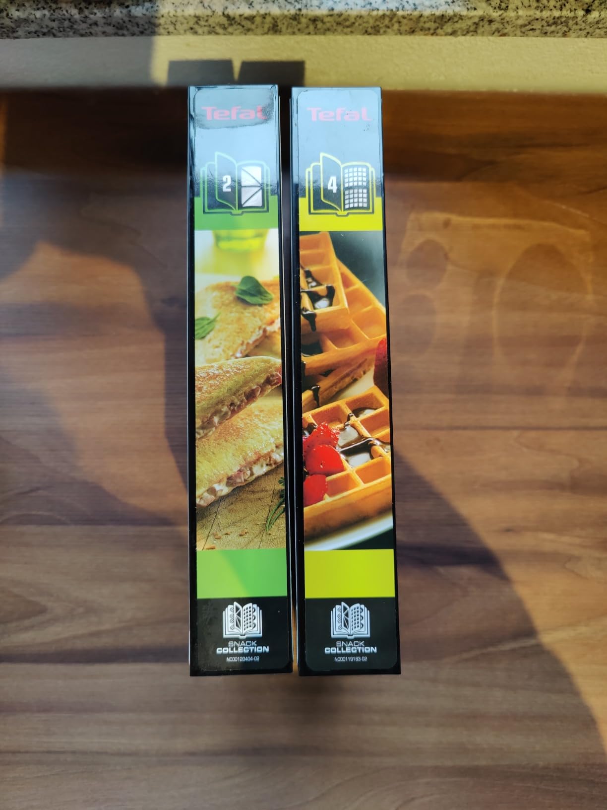 Erste Waffeln kleben