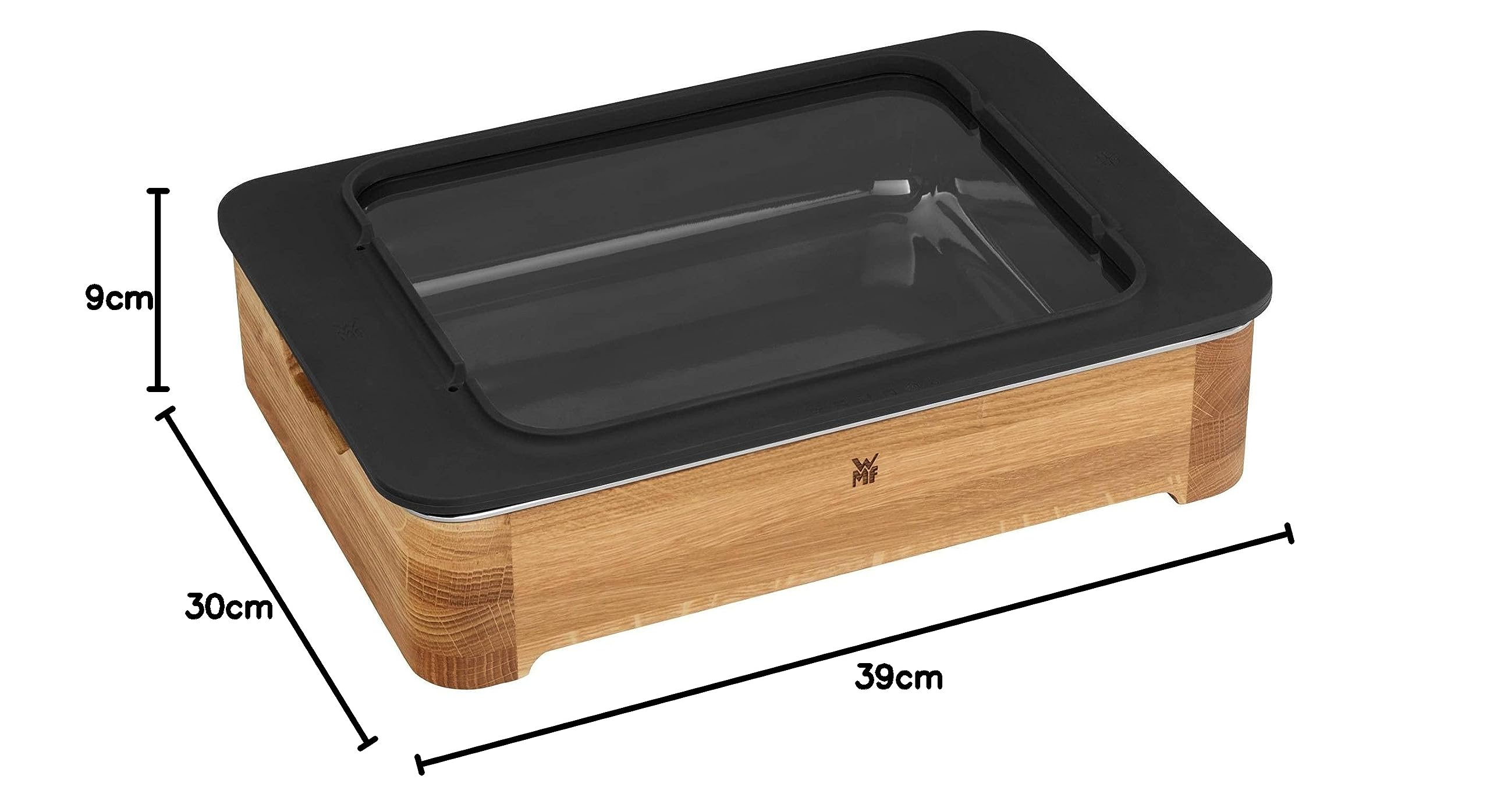 wmf-fusiontec-lasagne-auflaufform-gro-39-x-30-x-9-cm-mit-holz-servierrahmen-high image 7