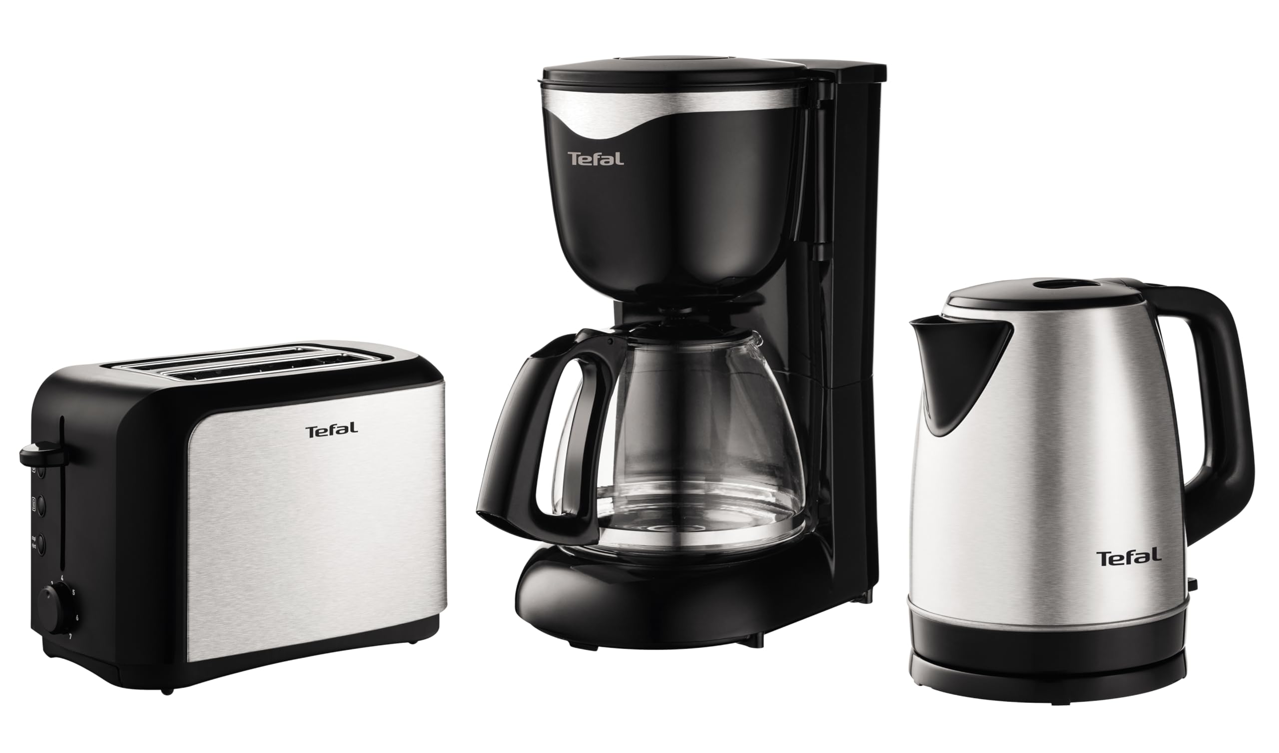 tefal-cm3408-glas-kaffeemaschine-mini-6-tassen-600-w-tropf-stopp-edelstahl-schwa image 3