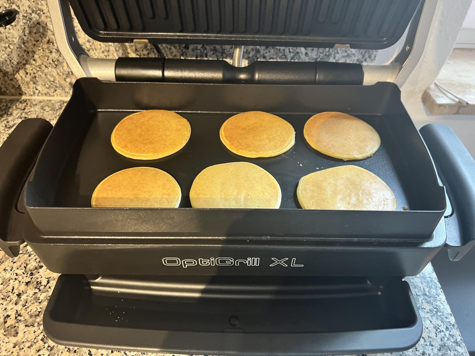 Der OptiGrill wird zum Ofen