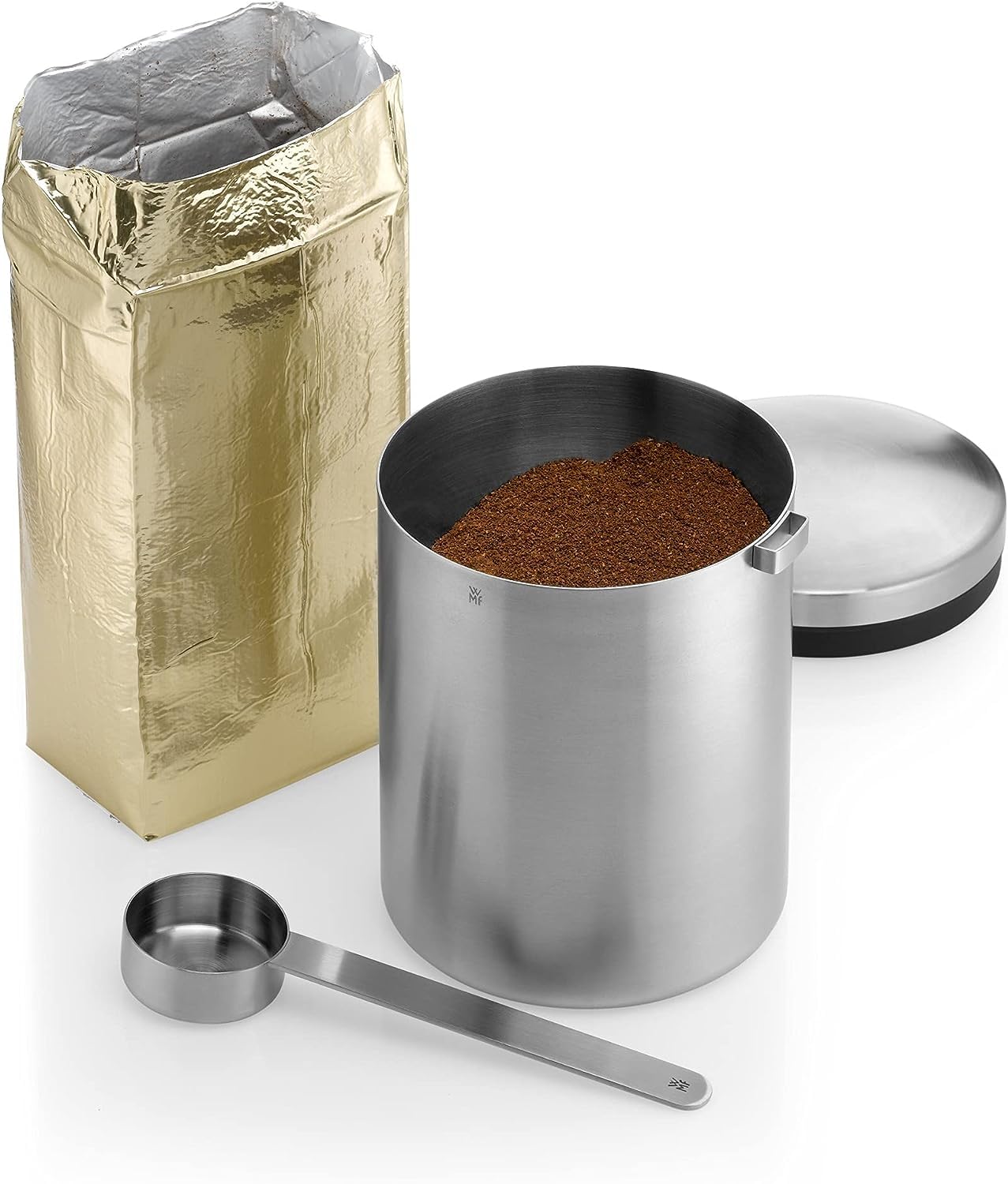 wmf-kult-tee-und-kaffeedose-f-r-500-g-edelstahldose-mit-ma-l-ffel-cromargan-matt image 5