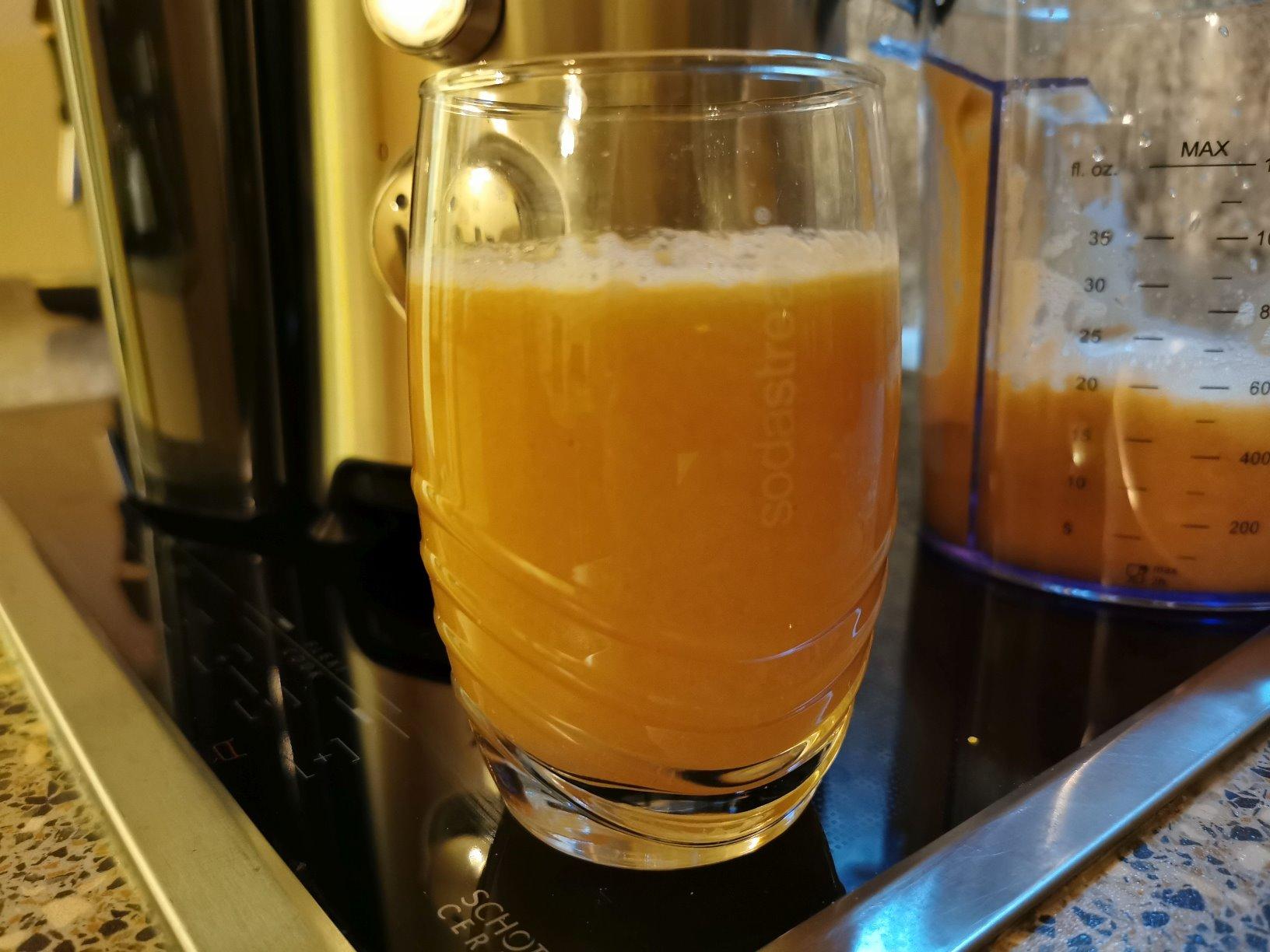 Der Saft schmeckt wie frisch gepresst