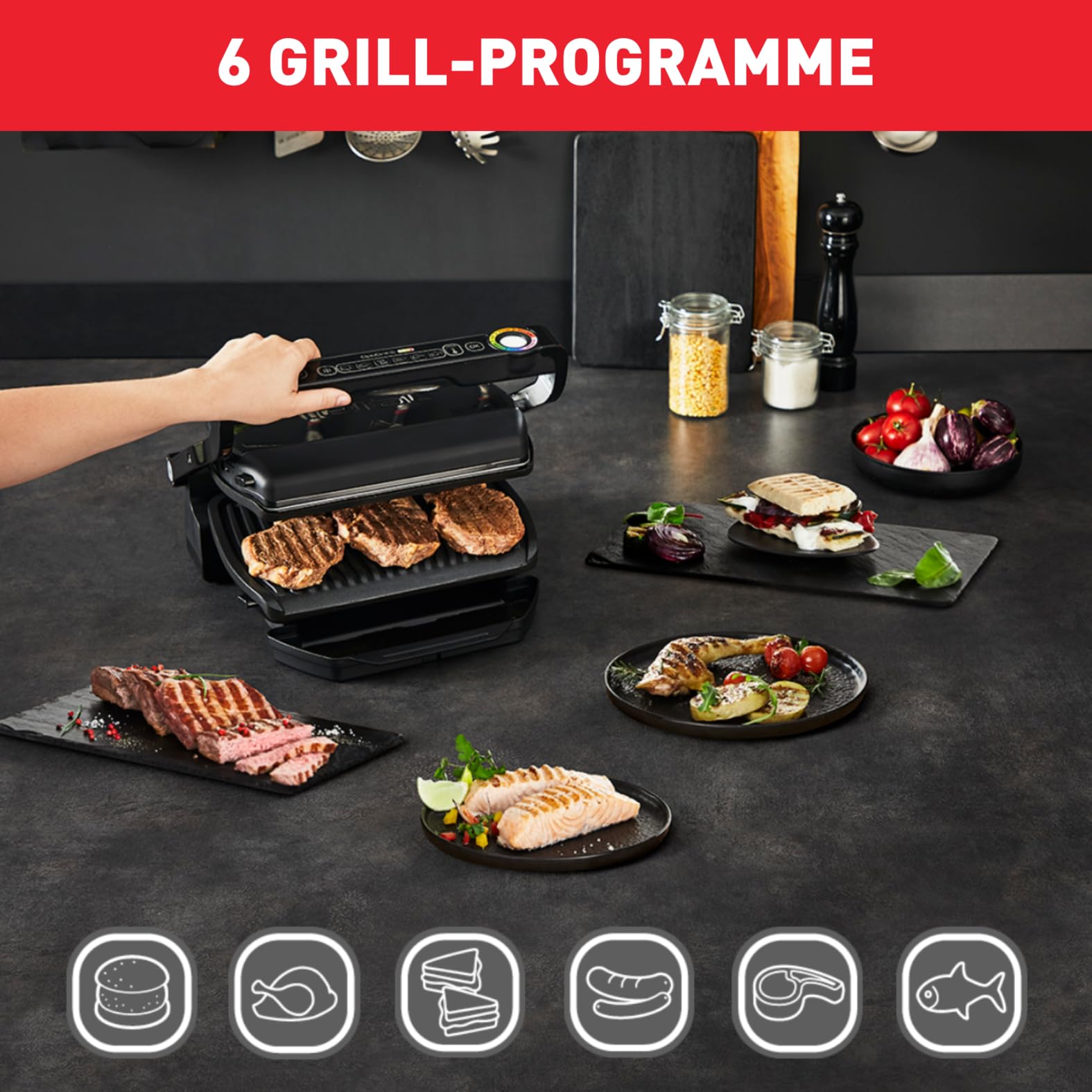 tefal-optigrill-gc7058-kontaktgrill-intelligente-grilltechnologie-6-automatikpro image 4