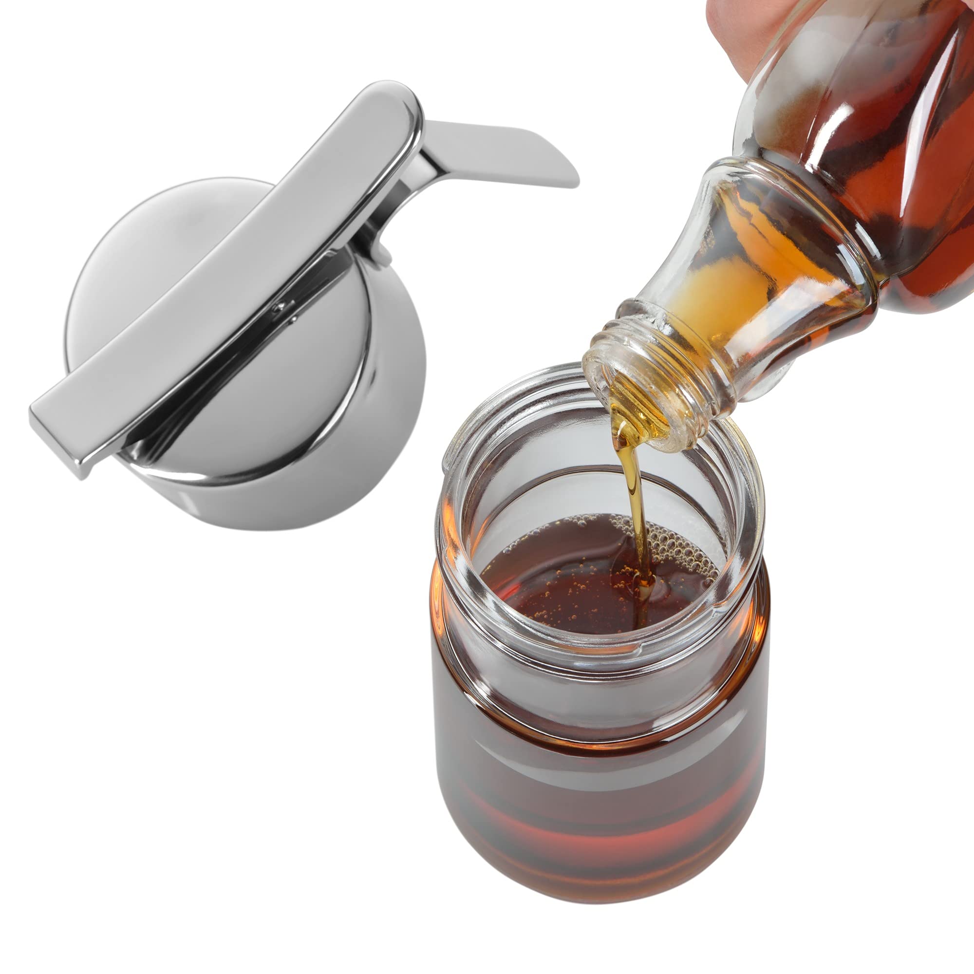 wmf-barista-sirup-und-honigspender-glas-240-ml-mit-cromargan-edelstahl-hebel-sp- image 3