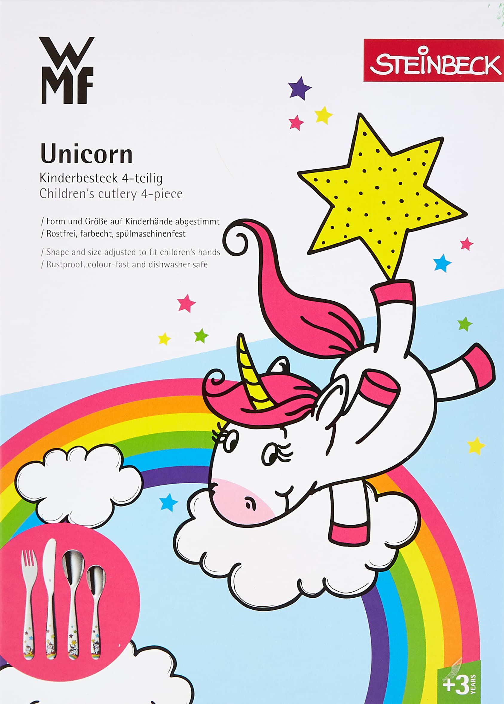wmf-einhorn-kinderbesteck-set-4-teilig-f-r-kinder-3-9-jahre-cromargan-edelstahl- image 2