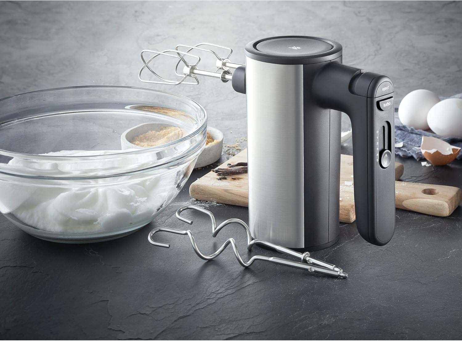 wmf-kult-x-handmixer-400-w-5-geschwindigkeitsstufen-turbo-cromargan-edelstahl-sc image 2