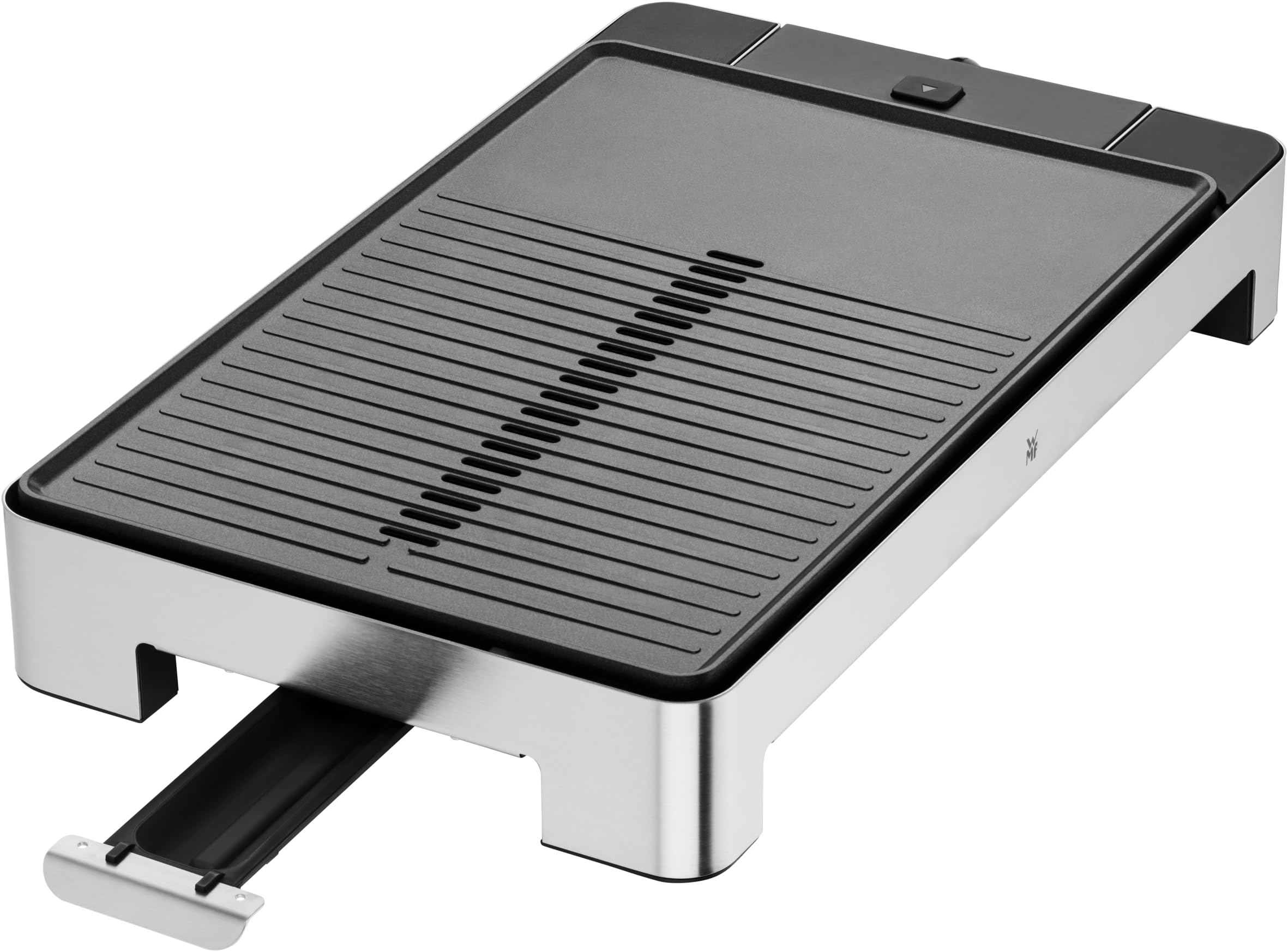 wmf-lono-tischgrill-flach-gerippt-elektrischer-grill-mit-2300-w-cromargan-edelst image 4