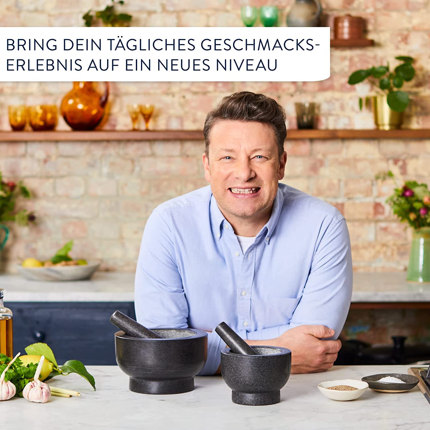 jamie-oliver-by-tefal-m-rser-und-st-el-granit-20-cm-kr-uter-und-gew-rzm-rser-k18 image 2