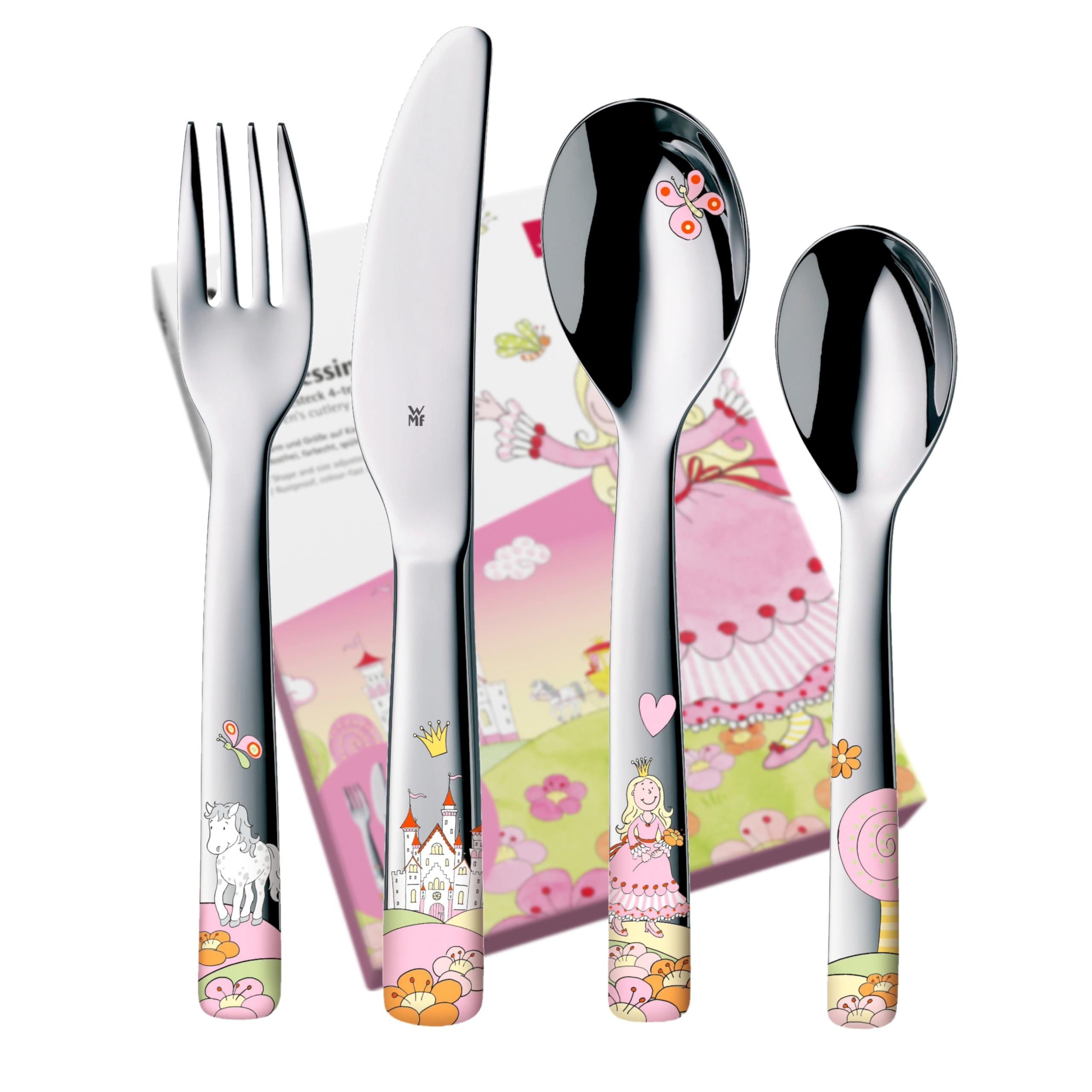wmf-prinzessin-anneli-kinderbesteck-4-teilig-mit-namensgravur-personalisiertes-e image 1