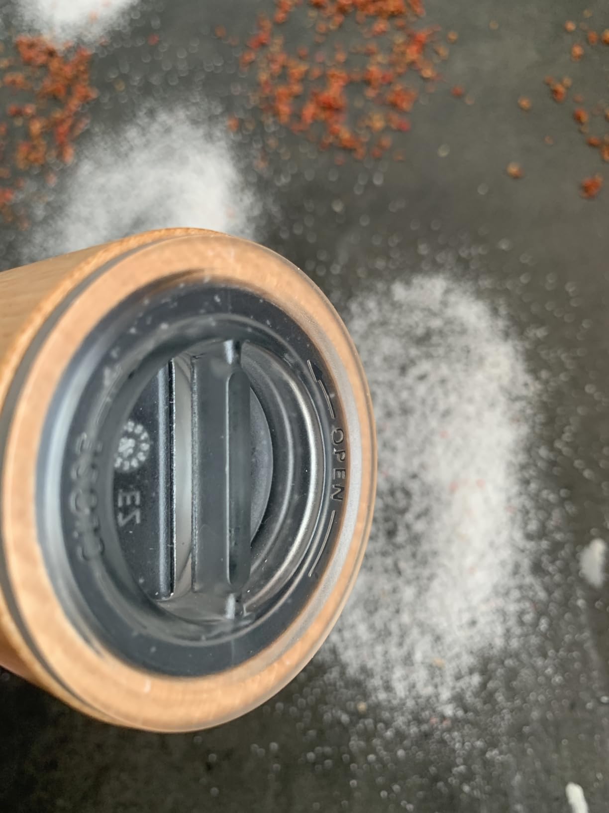 Holz hat Dellen gehabt
