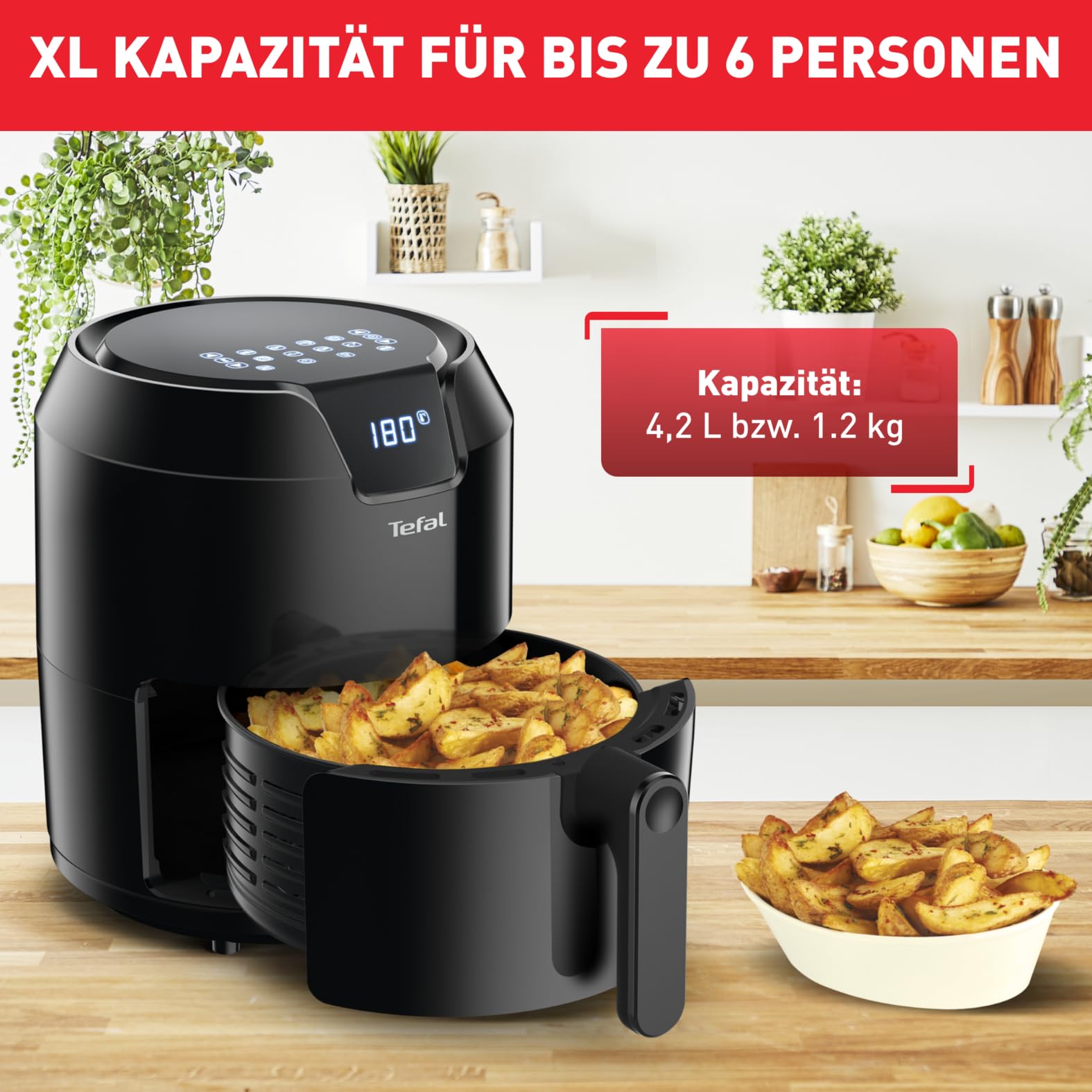 tefal-easy-fry-precision-xl-ey4018-hei-luftfritteuse-4-2-l-1500-w-8-automatikpro image 3
