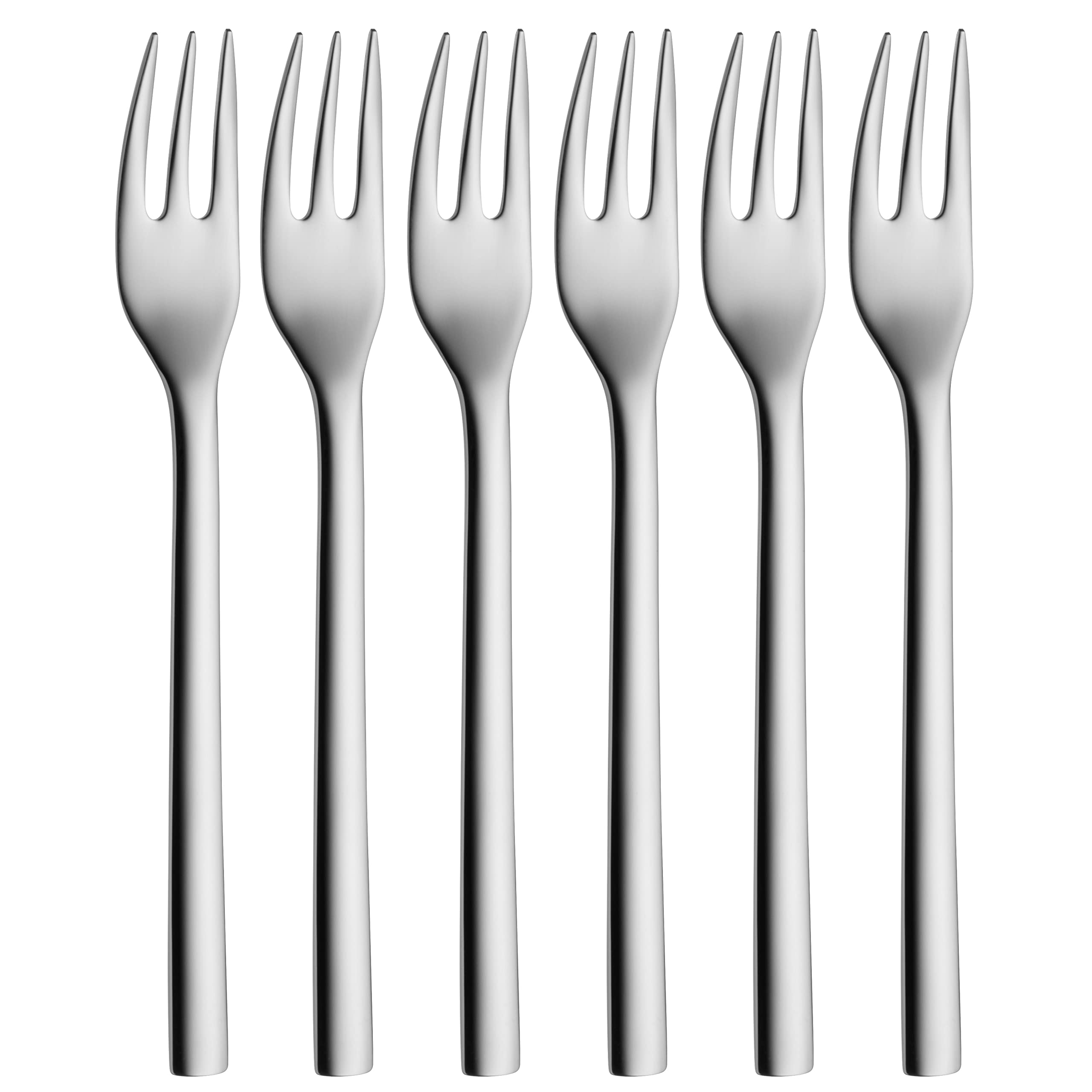 wmf-nuova-kuchengabel-set-6-teilig-16-cm-cromargan-edelstahl-18-10-poliert-gl-nz image 1