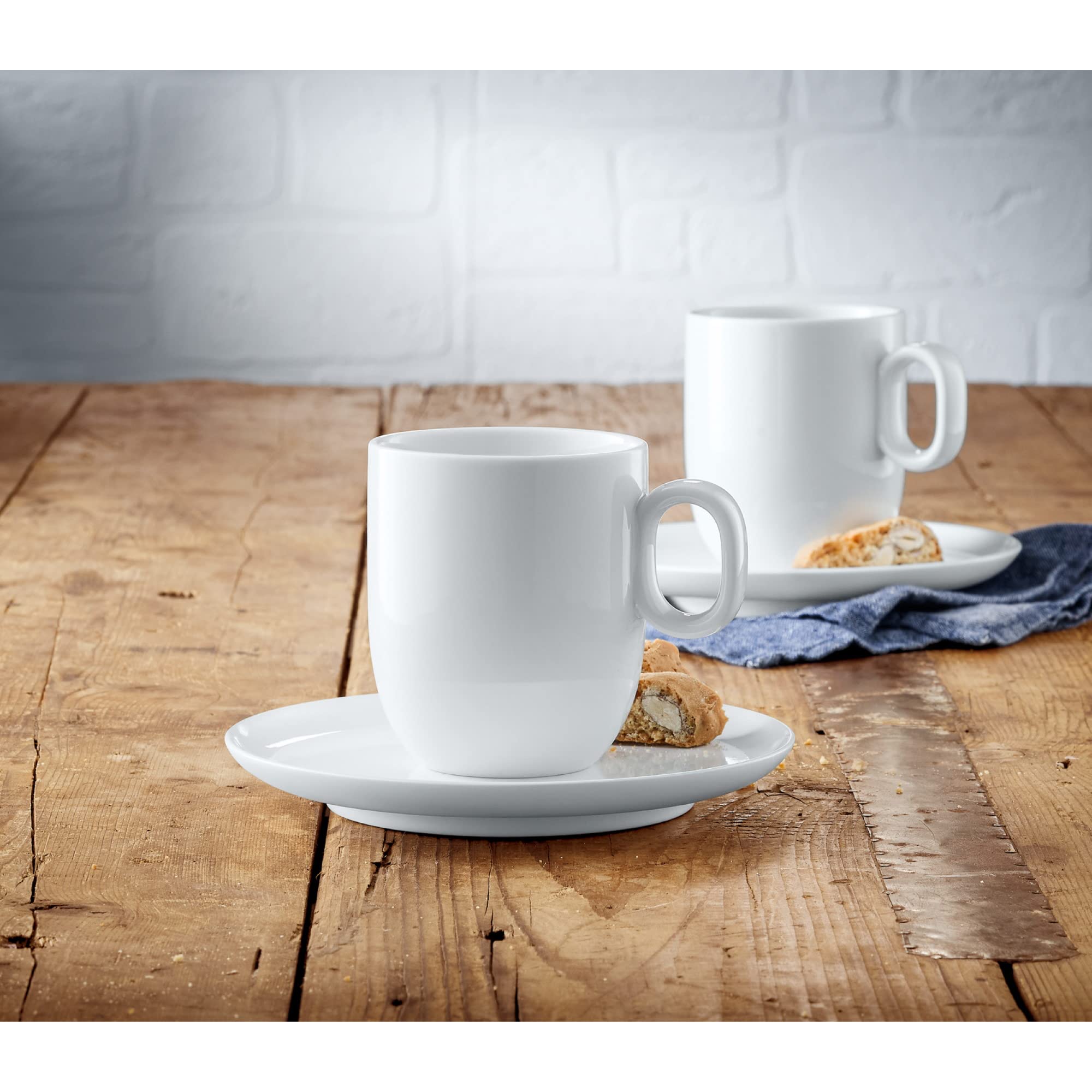 wmf-barista-kaffeetassen-set-4-teilig-2-caf-cr-me-tassen-170-ml-mit-2-untertasse image 2