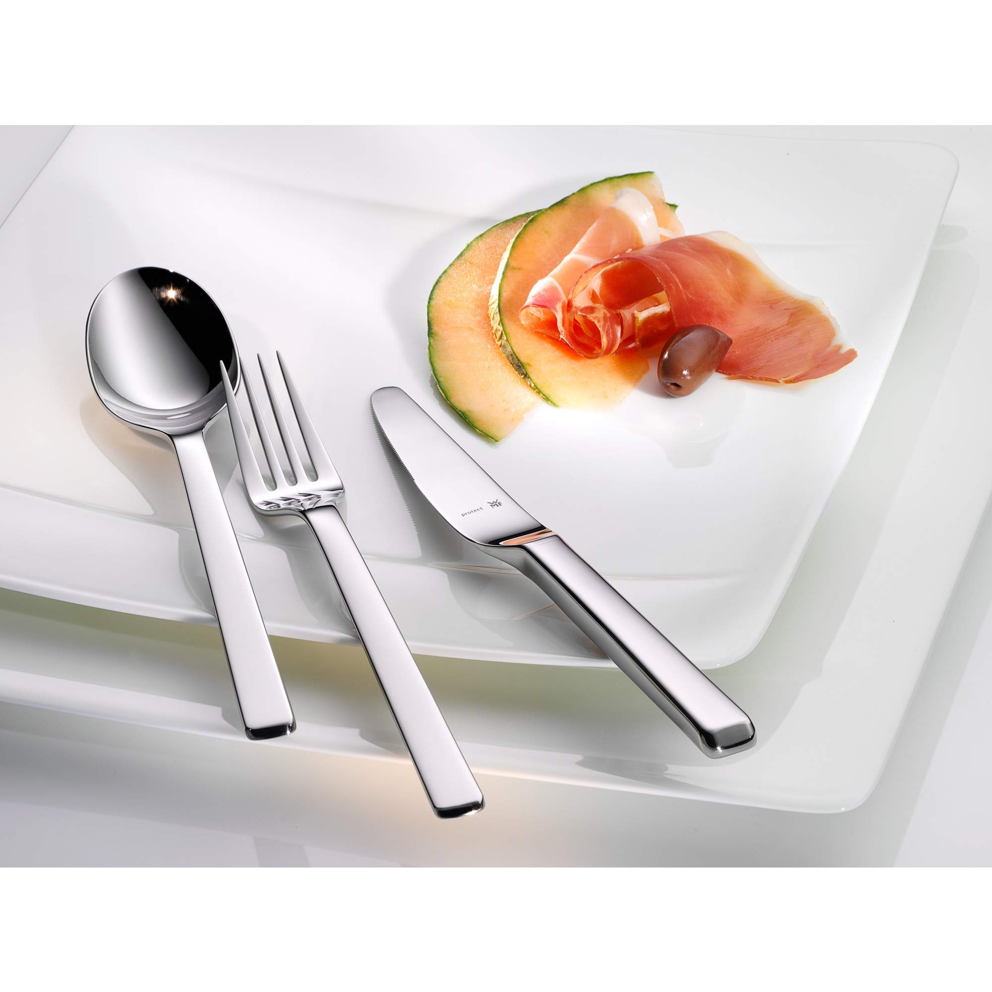 wmf-stratic-besteck-set-6-personen-30-teilig-mit-hohlheftmesser-cromargan-protec image 2