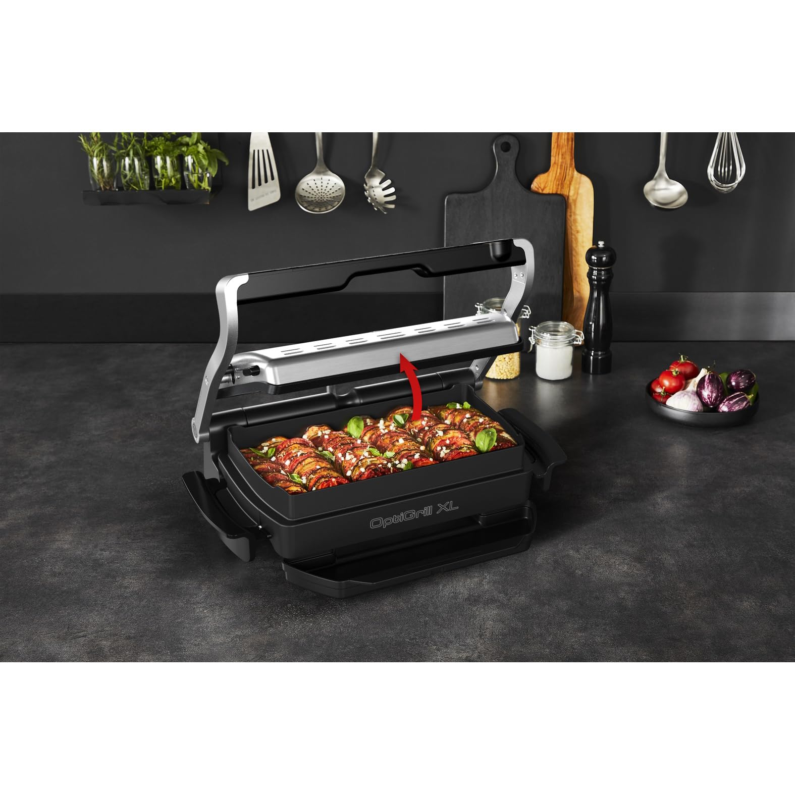 tefal-xa7278-optigrill-xl-backschale-2-liter-antihaftbeschichteter-aludruckguss- image 2