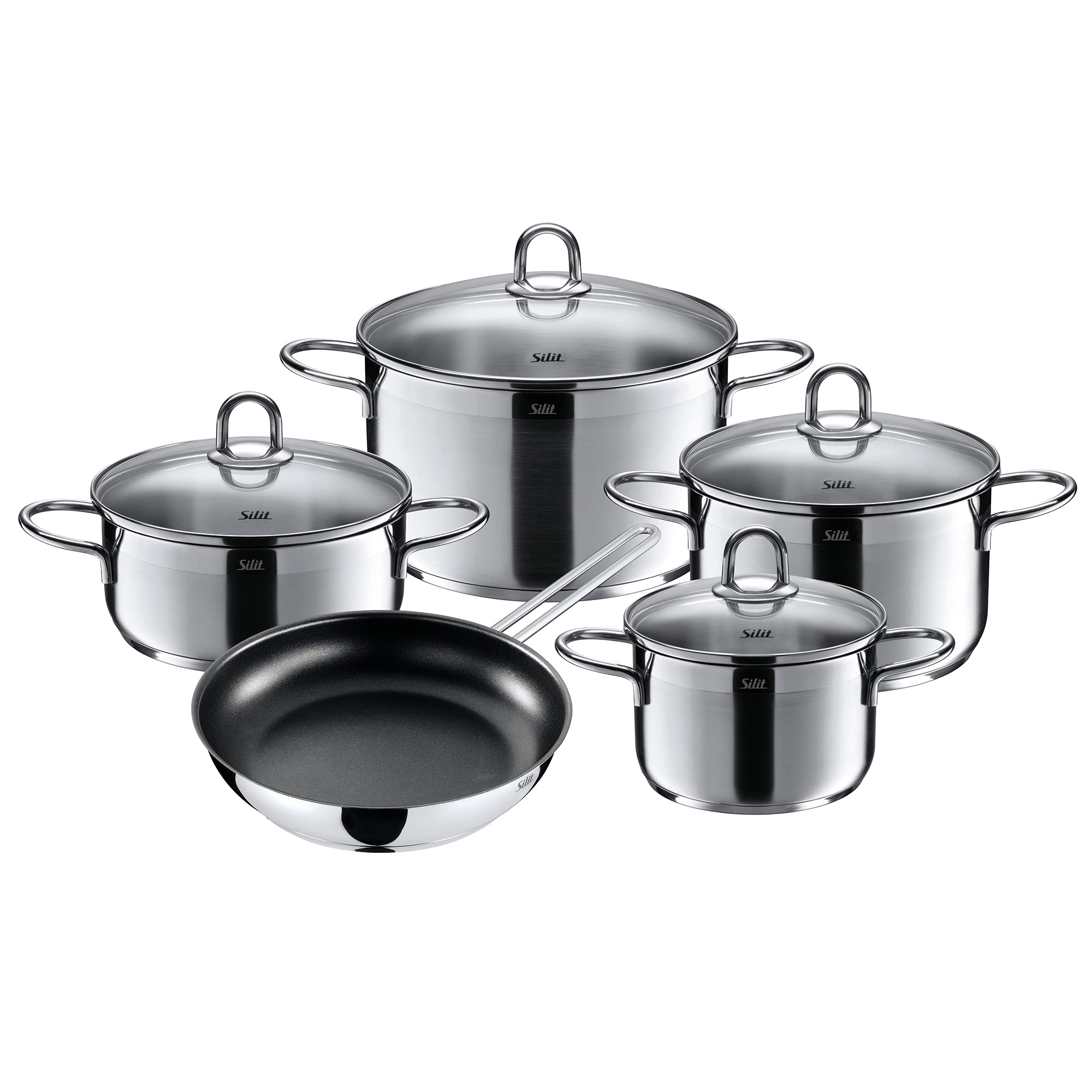silit-diamant-topfset-7-teilig-mit-induktion-glasdeckeln-pfanne-und-d-mpfer-edel image 5