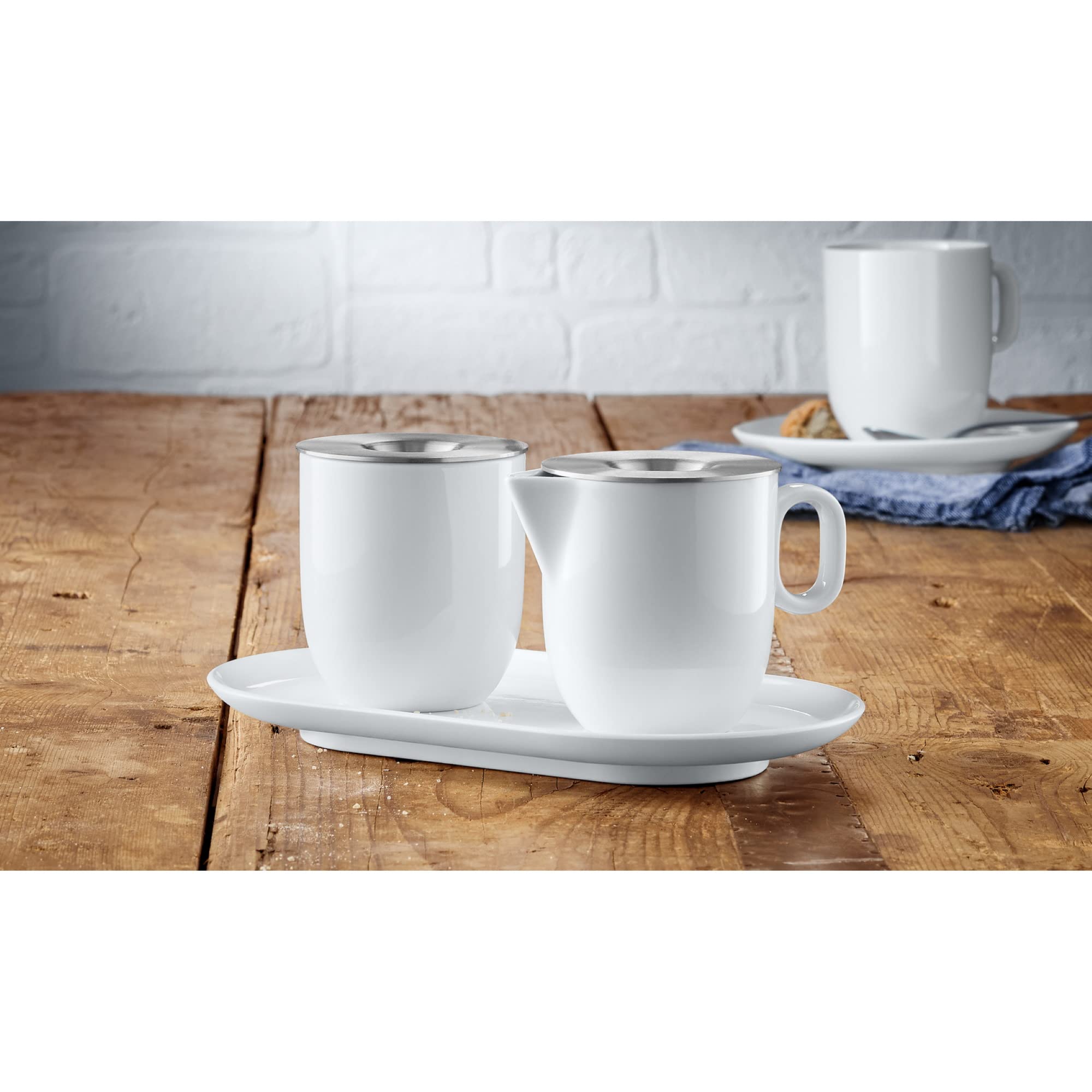 wmf-barista-zuckerdose-130-ml-und-sahne-milchk-nnchen-170-ml-3-teiliges-porzella image 2