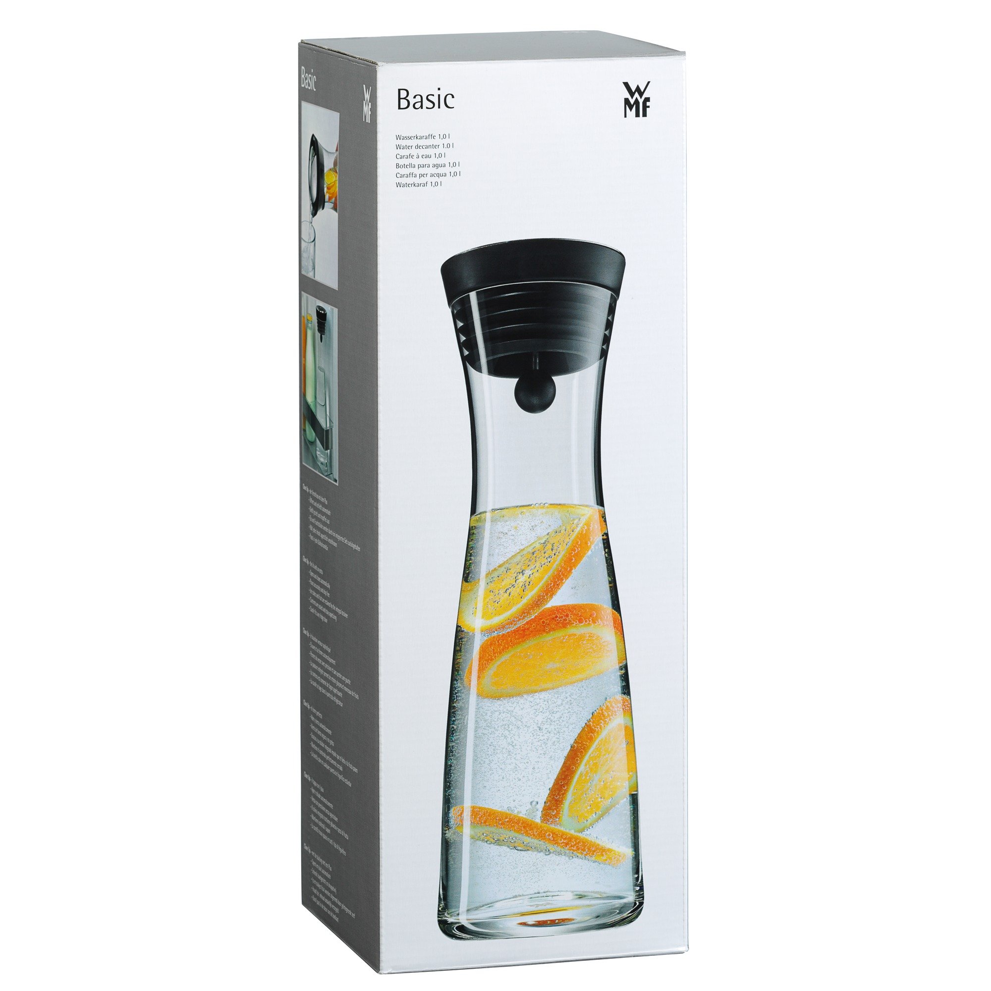 wmf-basic-wasserkaraffe-mit-closeup-verschluss-1-liter-glaskaraffe-mit-silikonde image 6