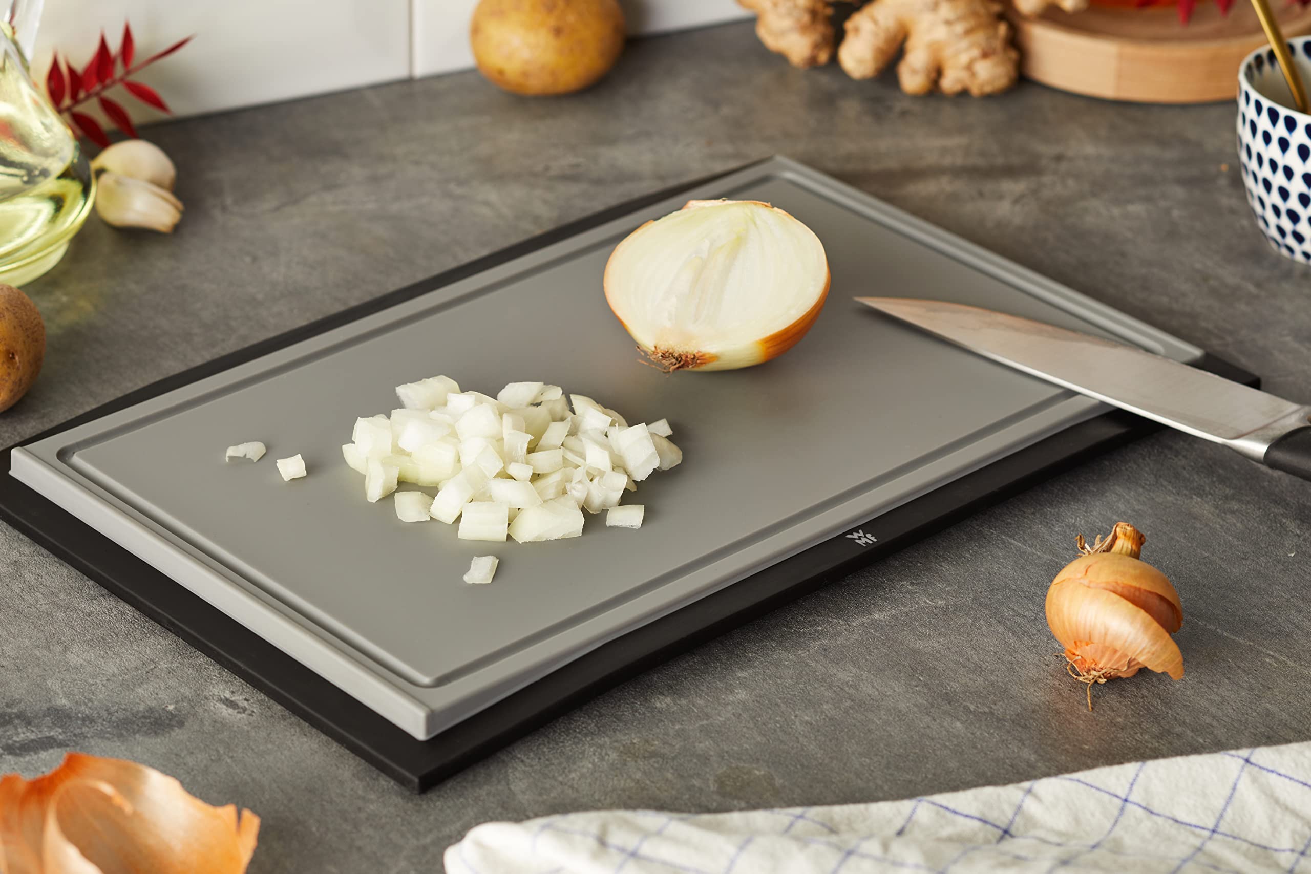 wmf-touch-schneidebrett-32-x-20-cm-kunststoff-tranchierbrett-mit-saftrille-kling image 5