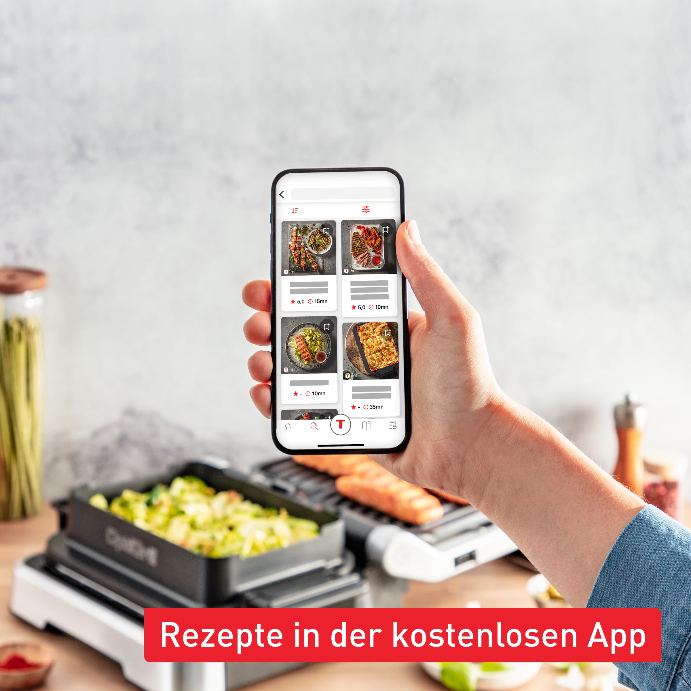 tefal-optigrill-gc773d10-2in1-kontaktgrill-aufklappbarer-tischgrill-mit-9-progra image 6