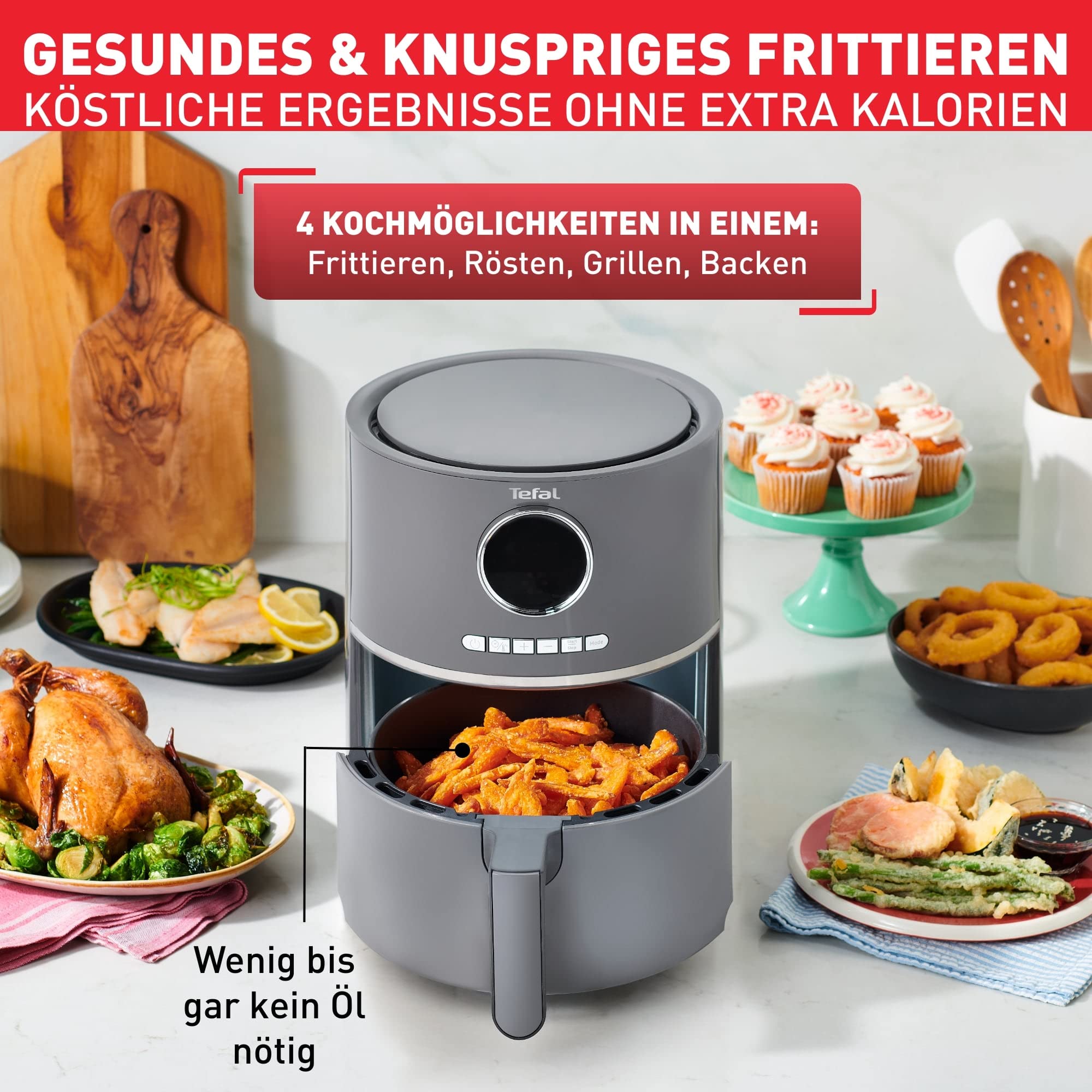 tefal-ultra-fry-ey111b-hei-luftfritteuse-air-fryer-4-2-l-f-r-6-personen-8-kochpr image 2