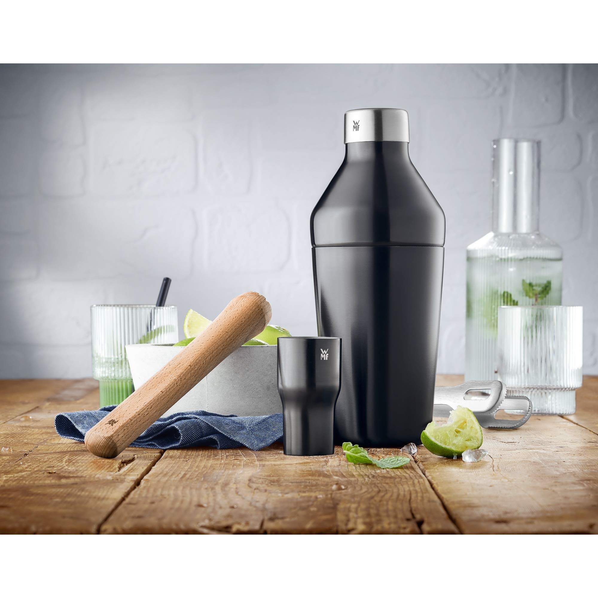 wmf-baric-cocktail-set-4-teilig-barkeeper-set-mit-cocktail-shaker-barma-eiszange image 2