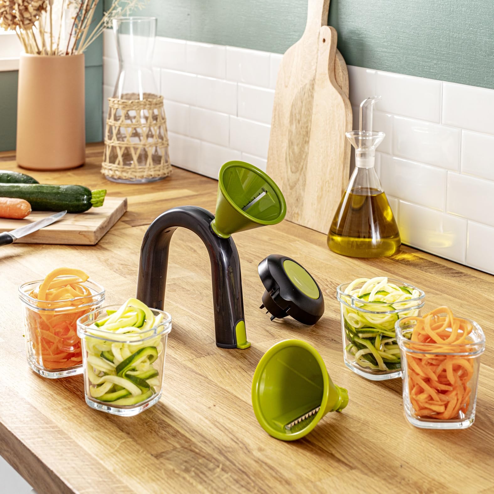 tefal-ingenio-spiralschneider-k22980-gem-sespiralschneider-mit-2-aufs-tzen-f-r-s image 3