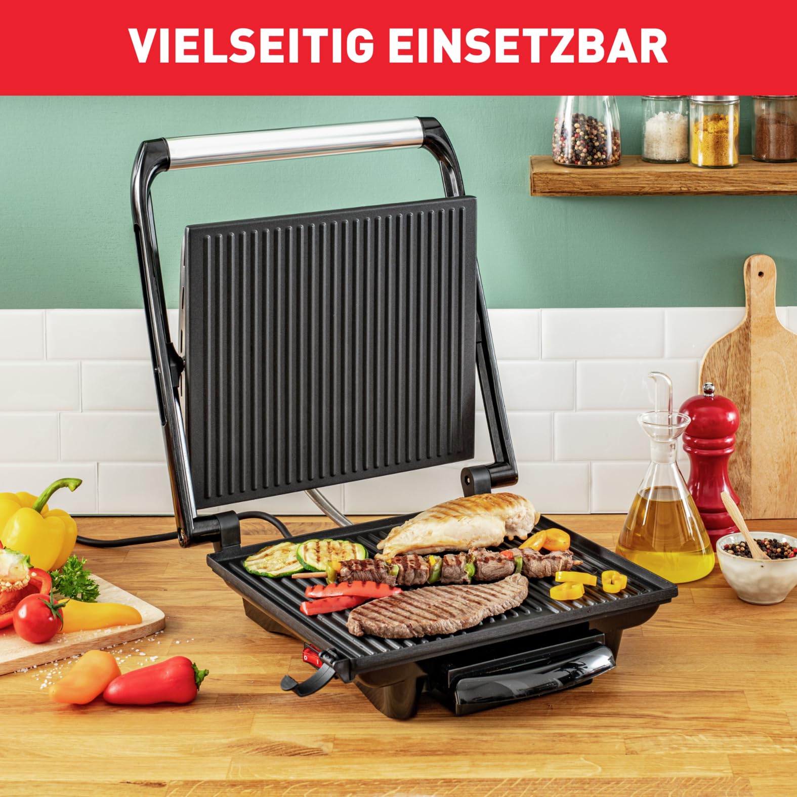tefal-inicio-gc241d-kontaktgrill-2000-w-elektrogrill-und-sandwichtoaster-f-r-fet image 2